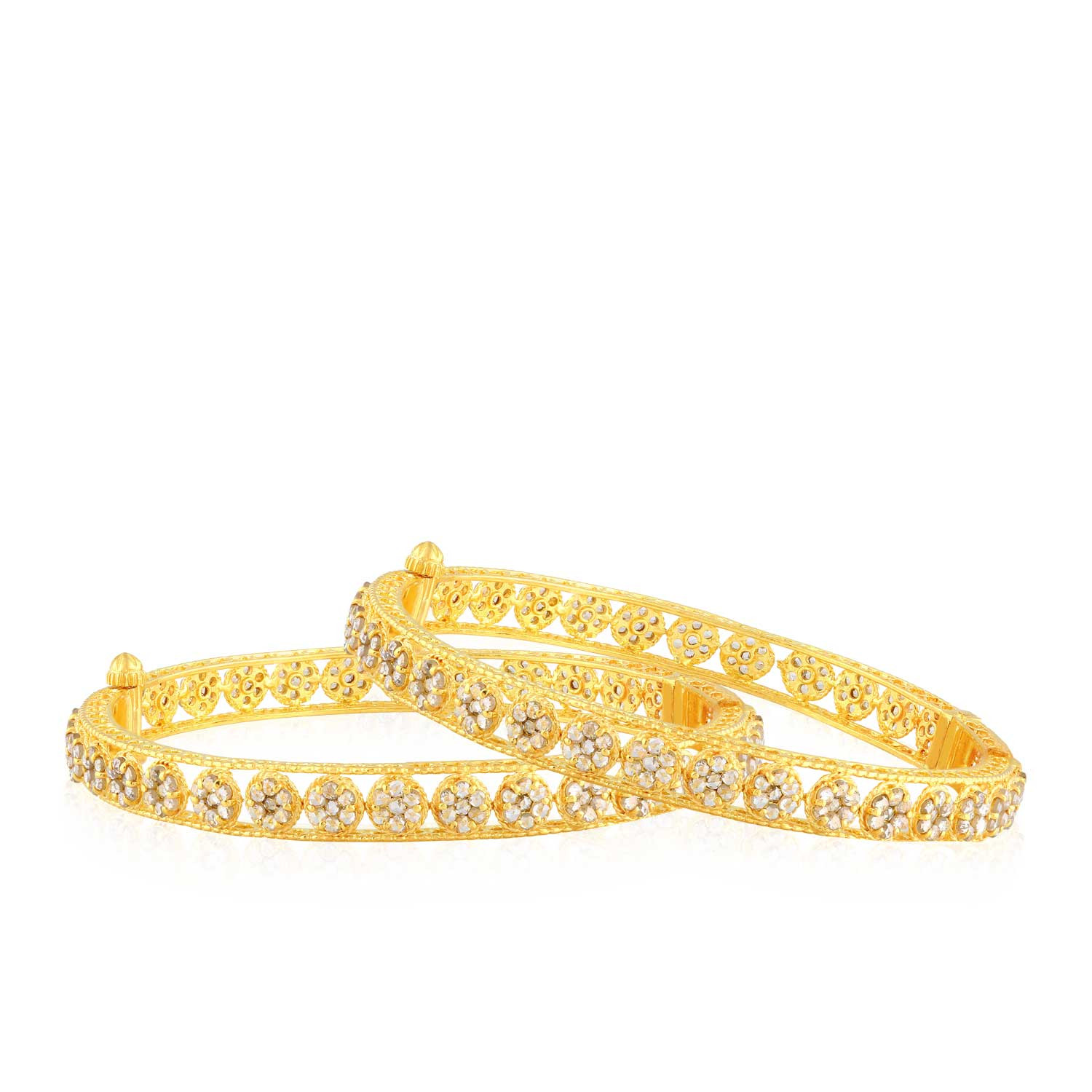 Era Uncut Diamond Gold Bangle Set BSMHAAAAADYHVU