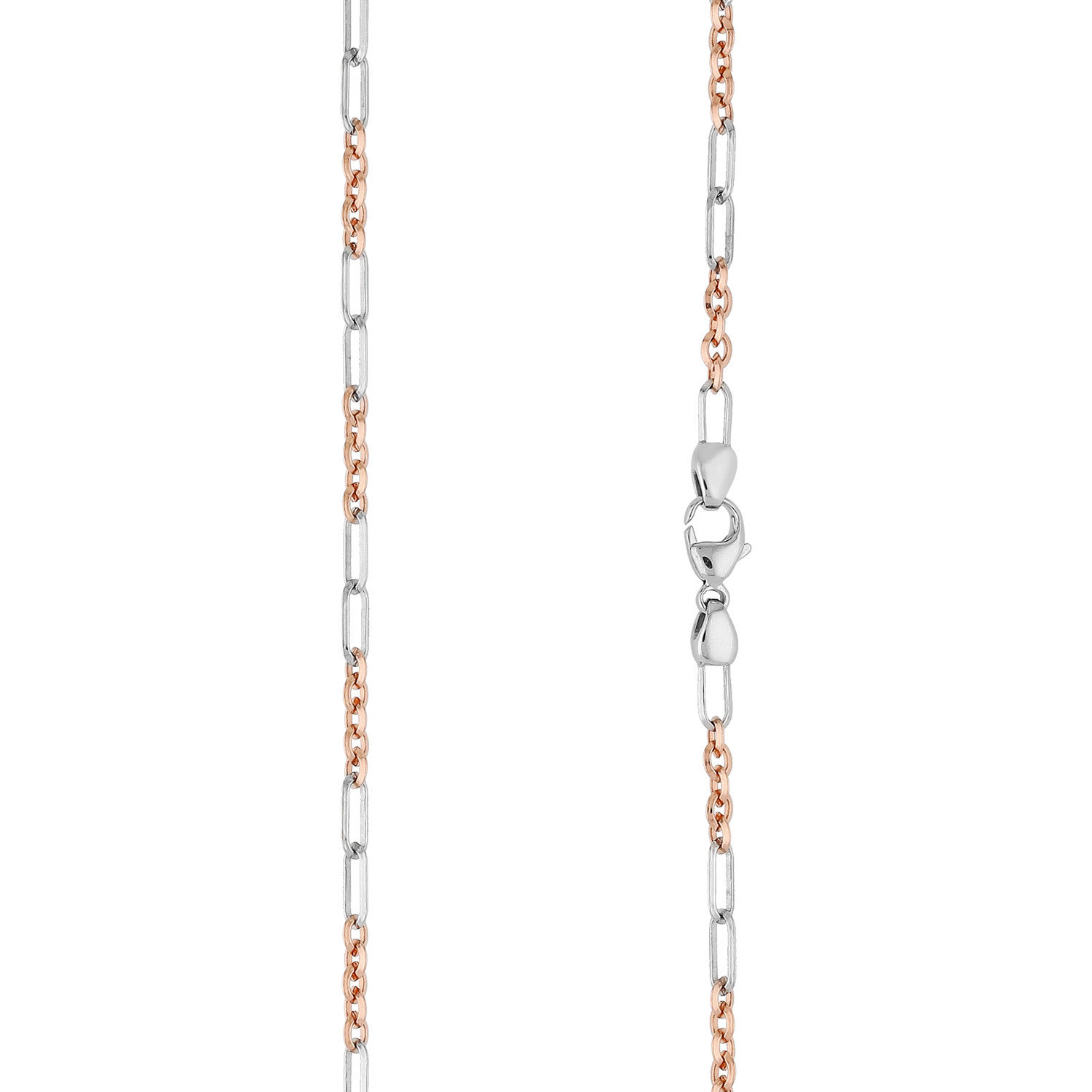 Buy Mine Platinum PT 950 Two Tone Purity Fancy Chain for Women Online