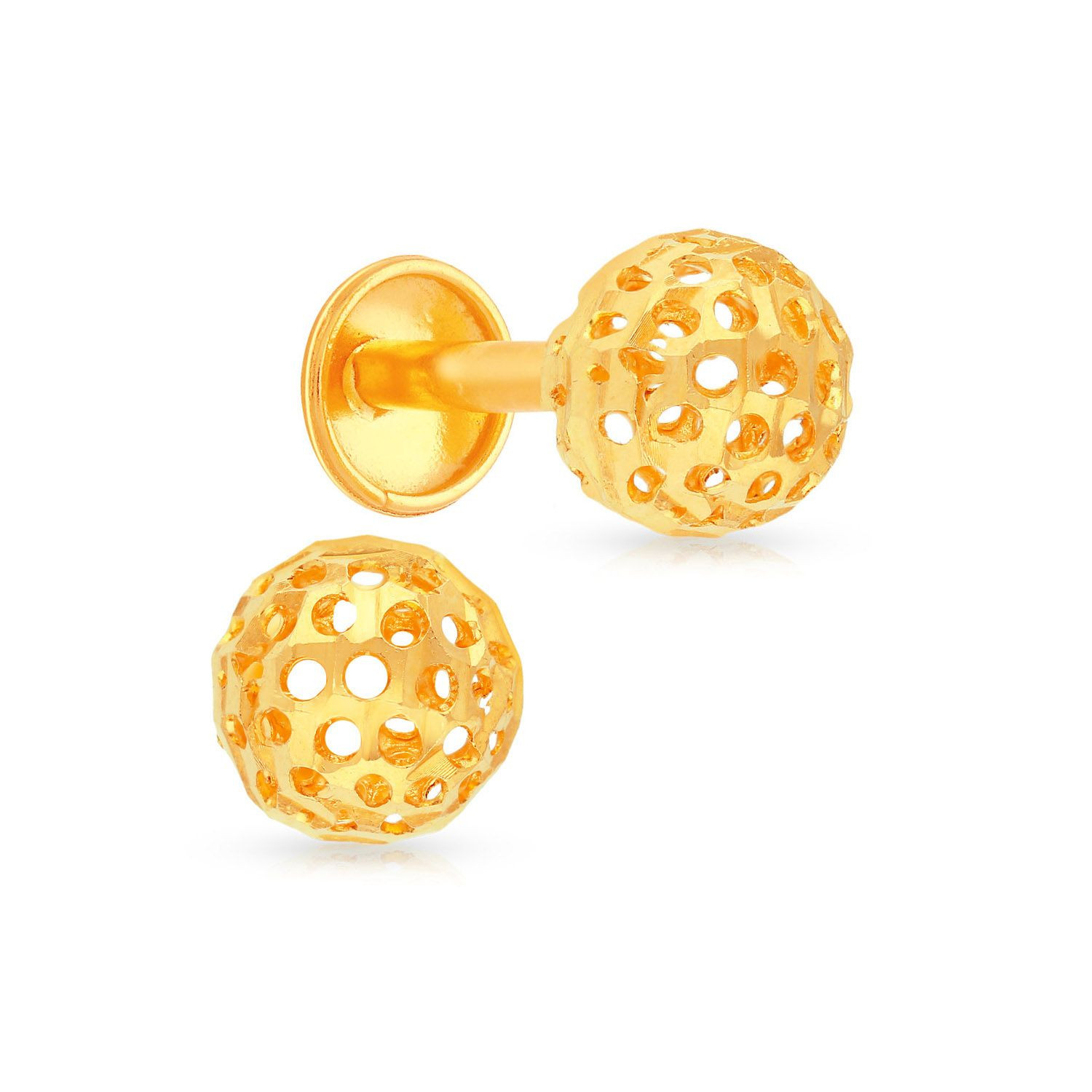 Malabar gold hot sale stone earrings