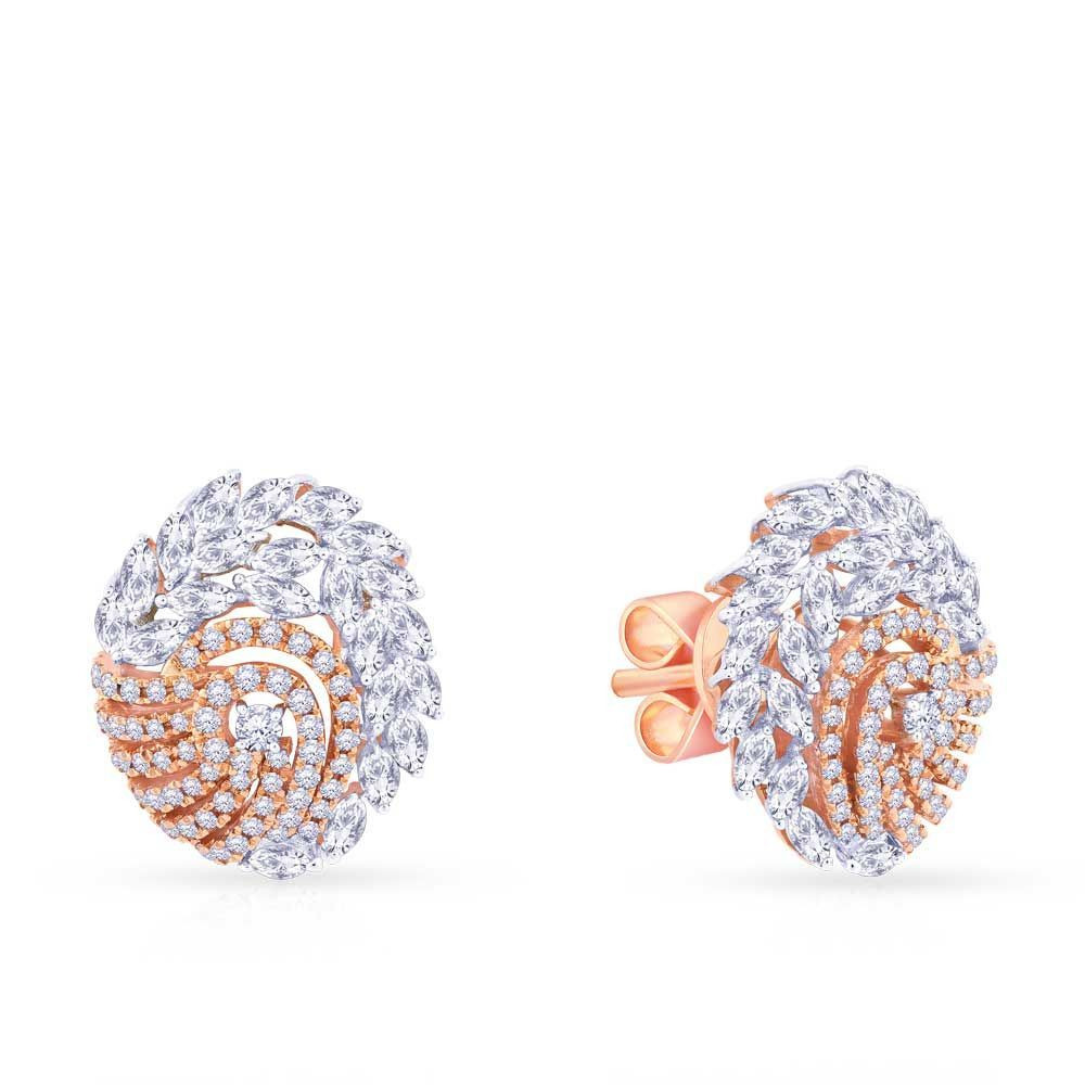 Malabar diamond ear studs online