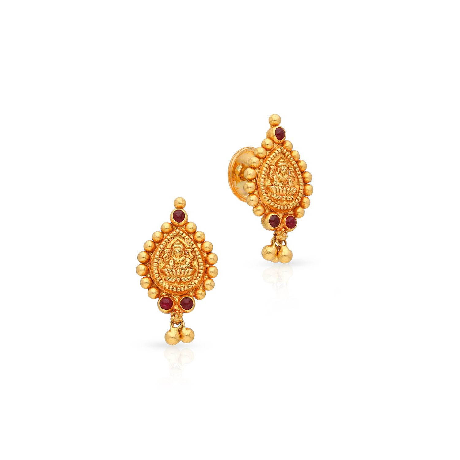 Buy Divine Gold 22 KT Gold Studs Earring for Women Online