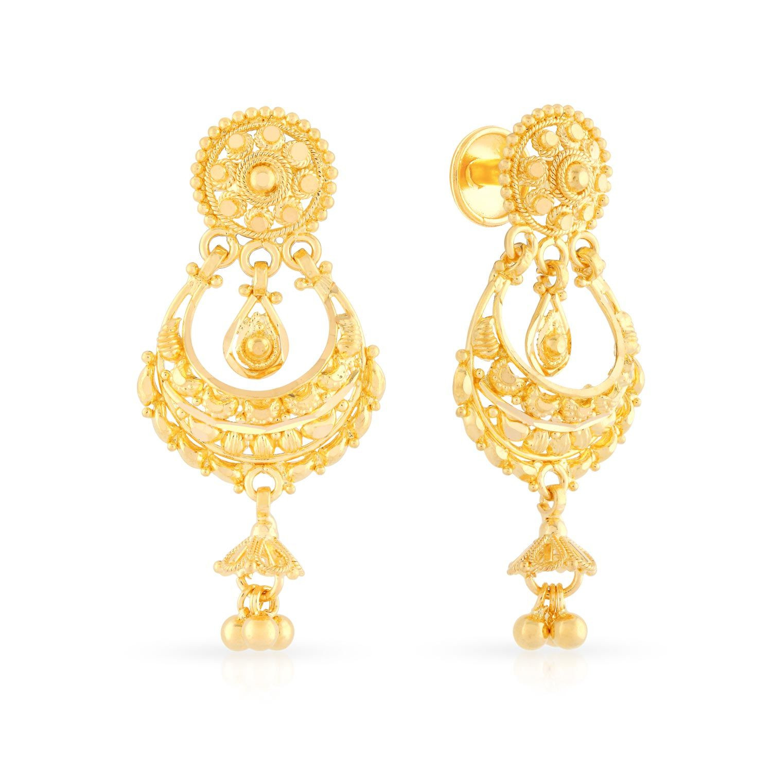 Buy Malabar Gold Earring ERCOVM0090 for Women Online | Malabar Gold ...