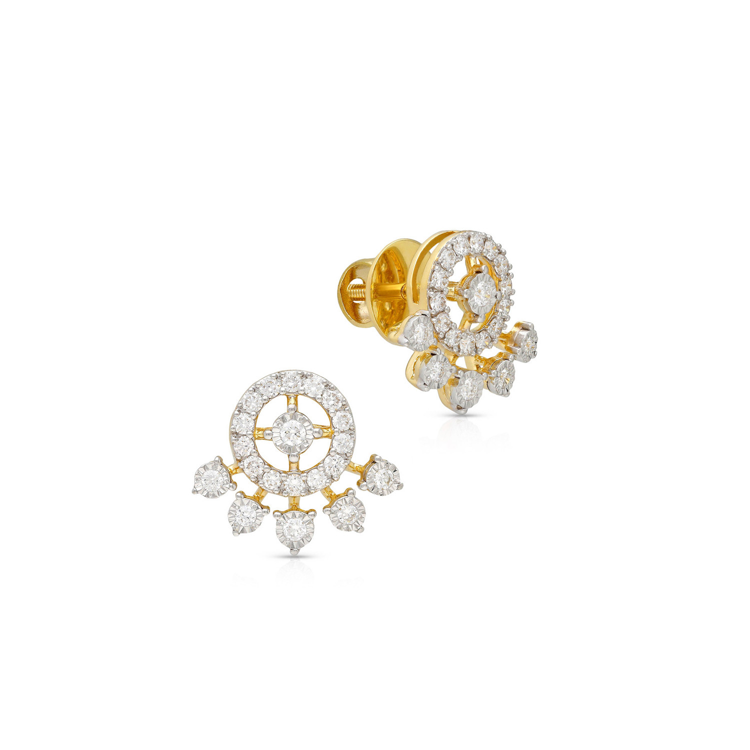 Malabar gold diamond earrings designs with price outlet