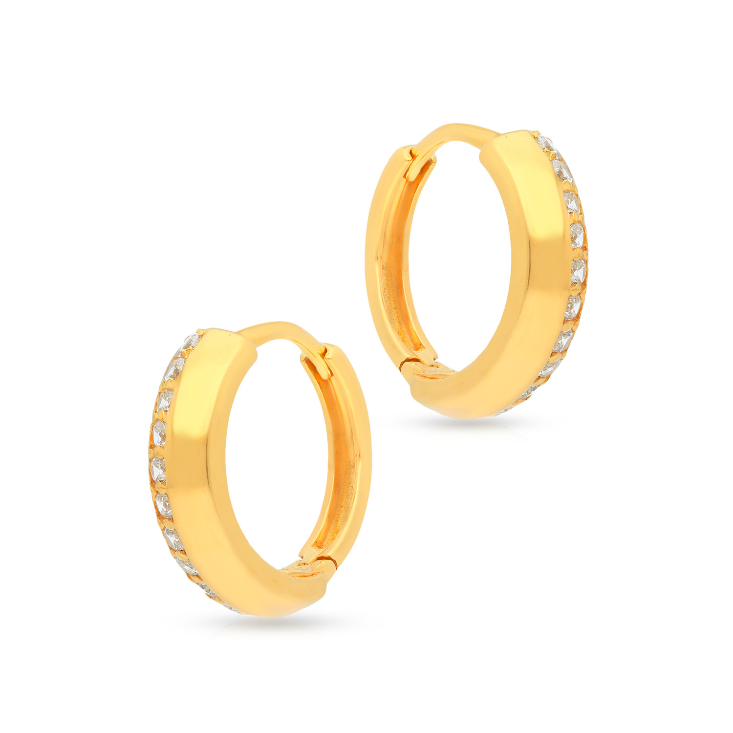 Malabar gold store hoop earrings