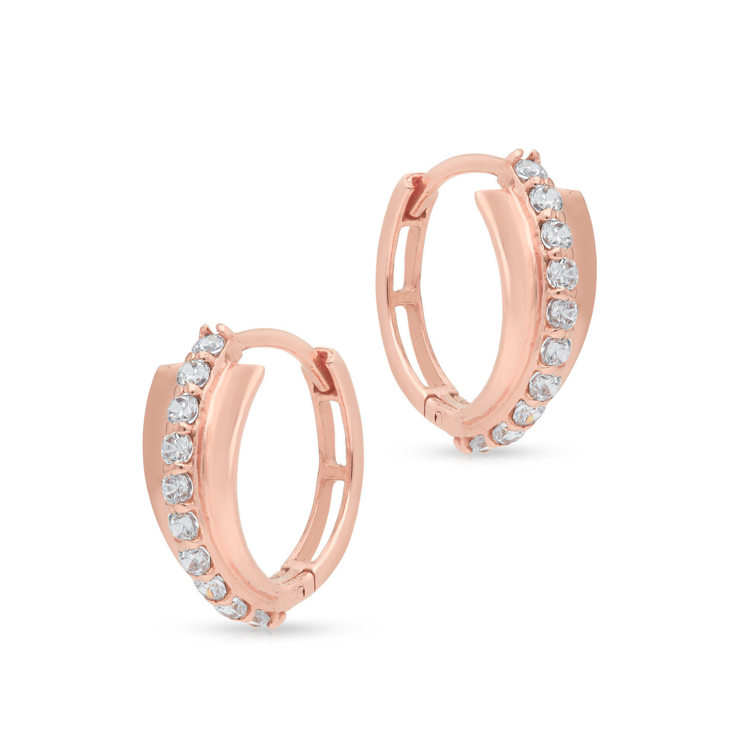 Rose gold store earrings malabar gold