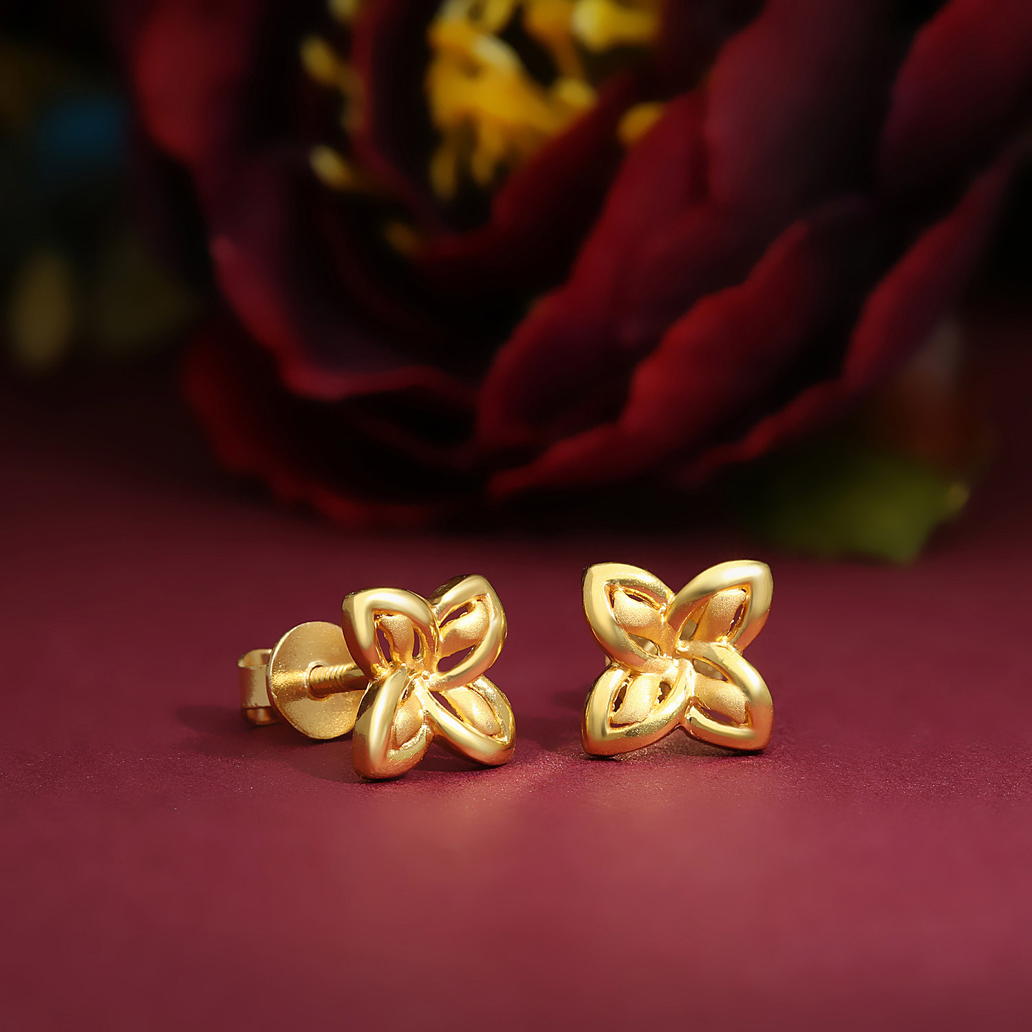 Malabar gold stud shop earrings designs with price