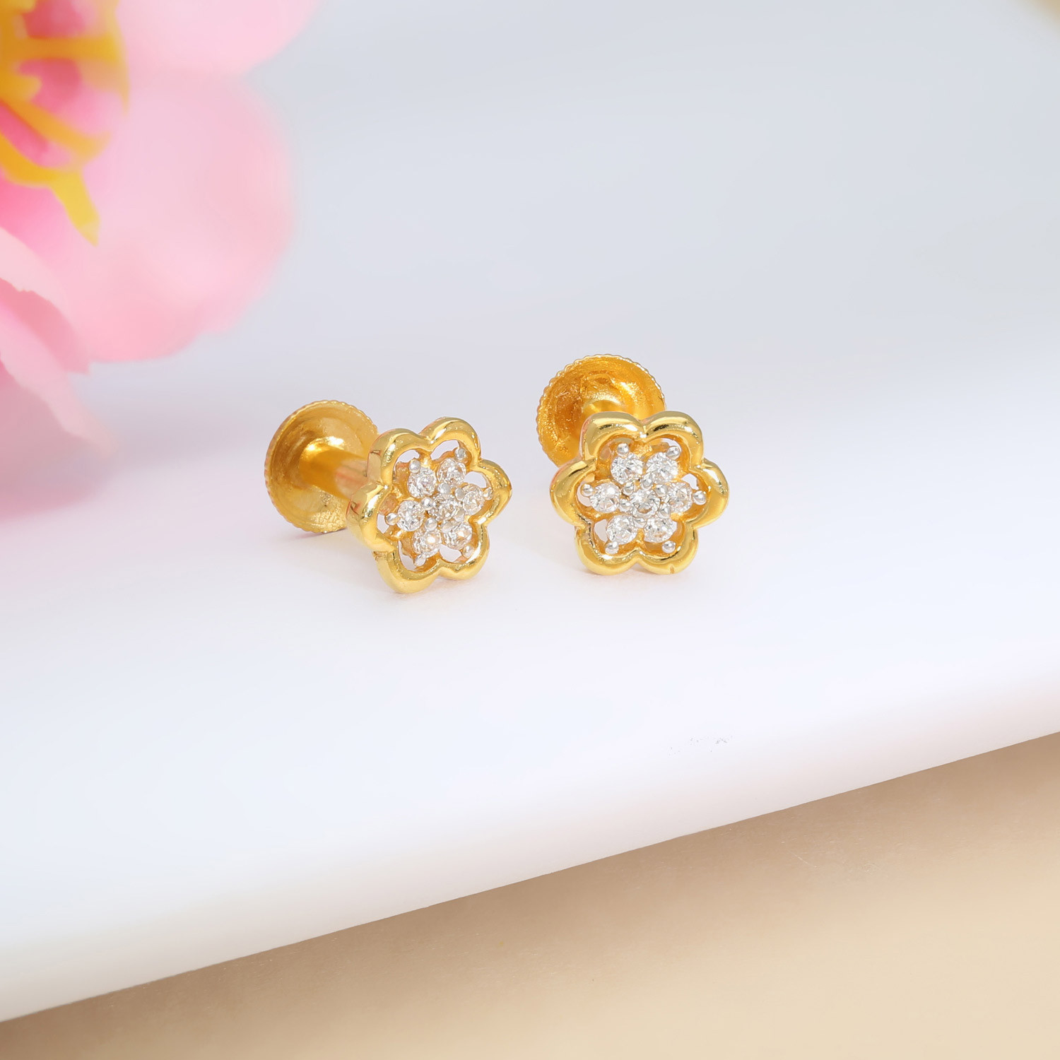 Buy Malabar Gold Earring EGDSNO022 for Kids Online  Malabar Gold  Diamonds