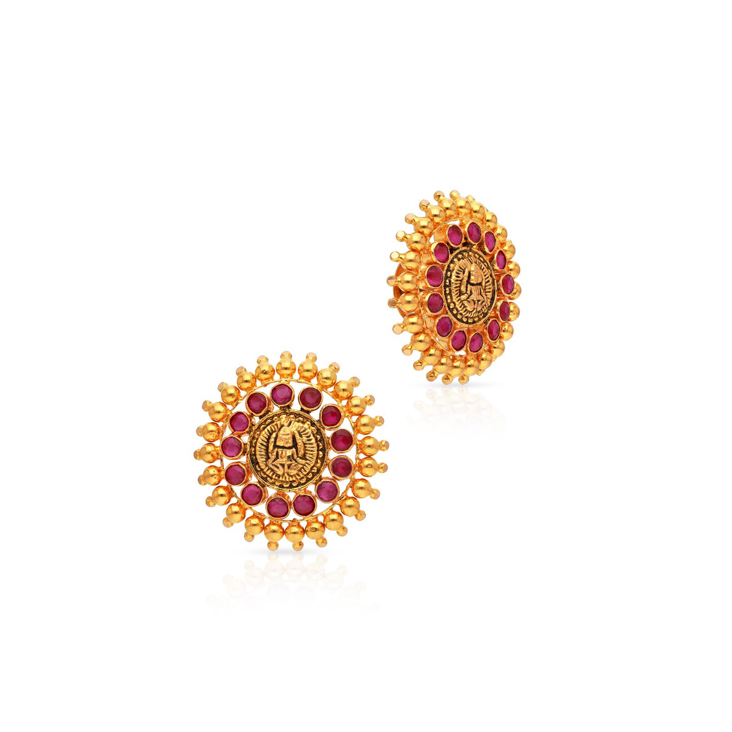 Malabar gold shop earrings online