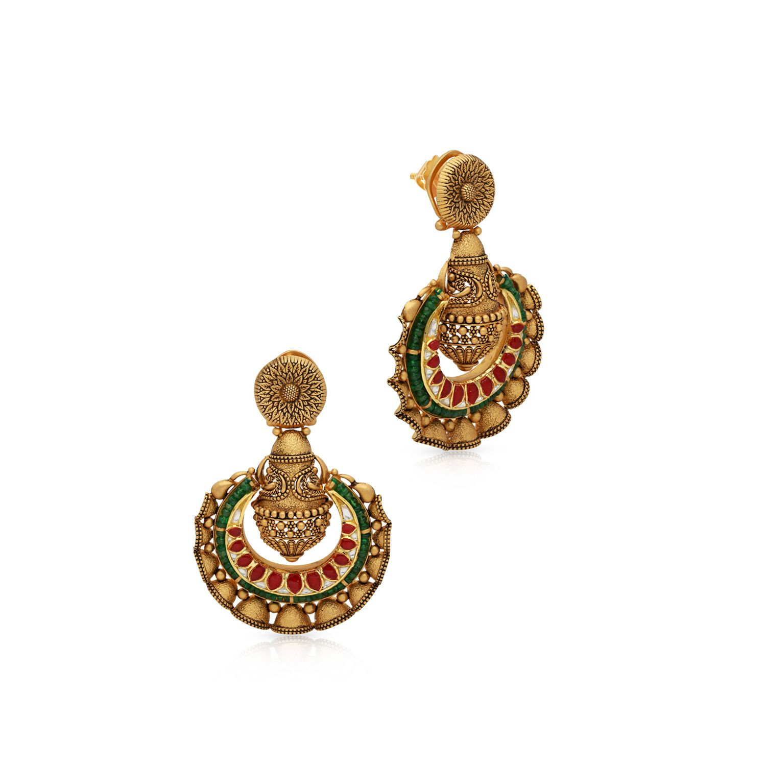 Malabar beautiful gold earring designs   YouTube
