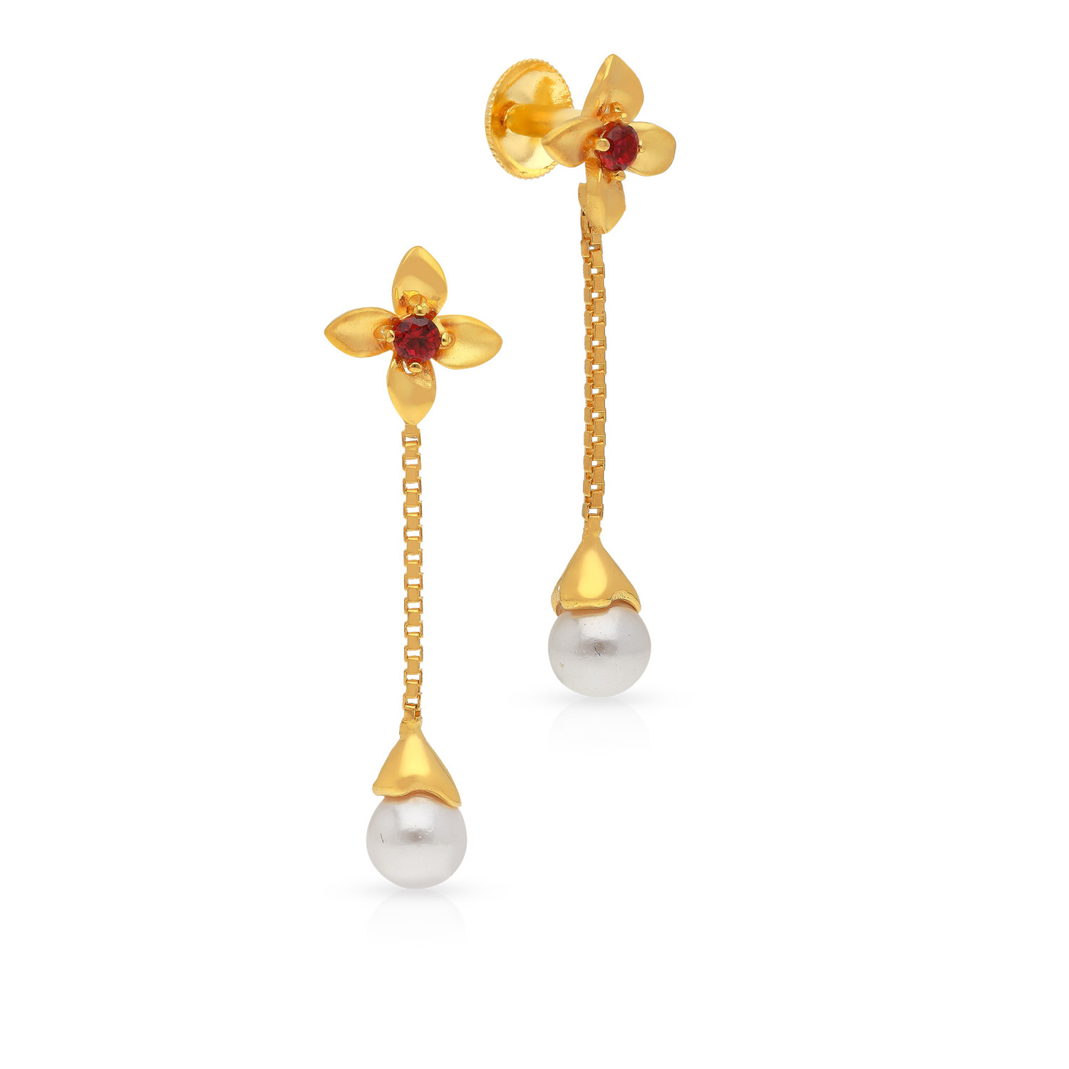 malabar gold ear hangings