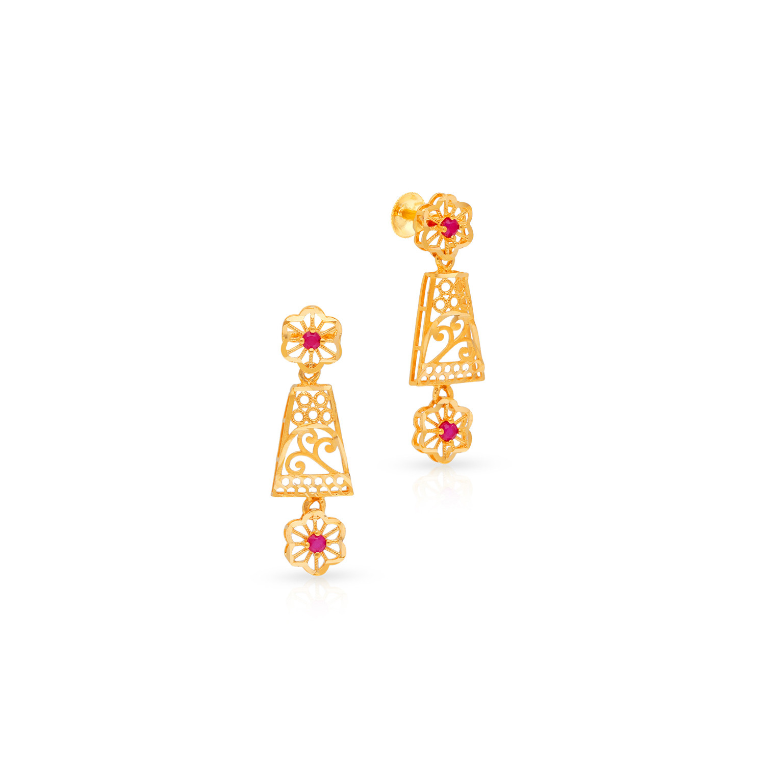 Buy Malabar Gold Earring ERDZL29064 for Women Online  Malabar Gold   Diamonds