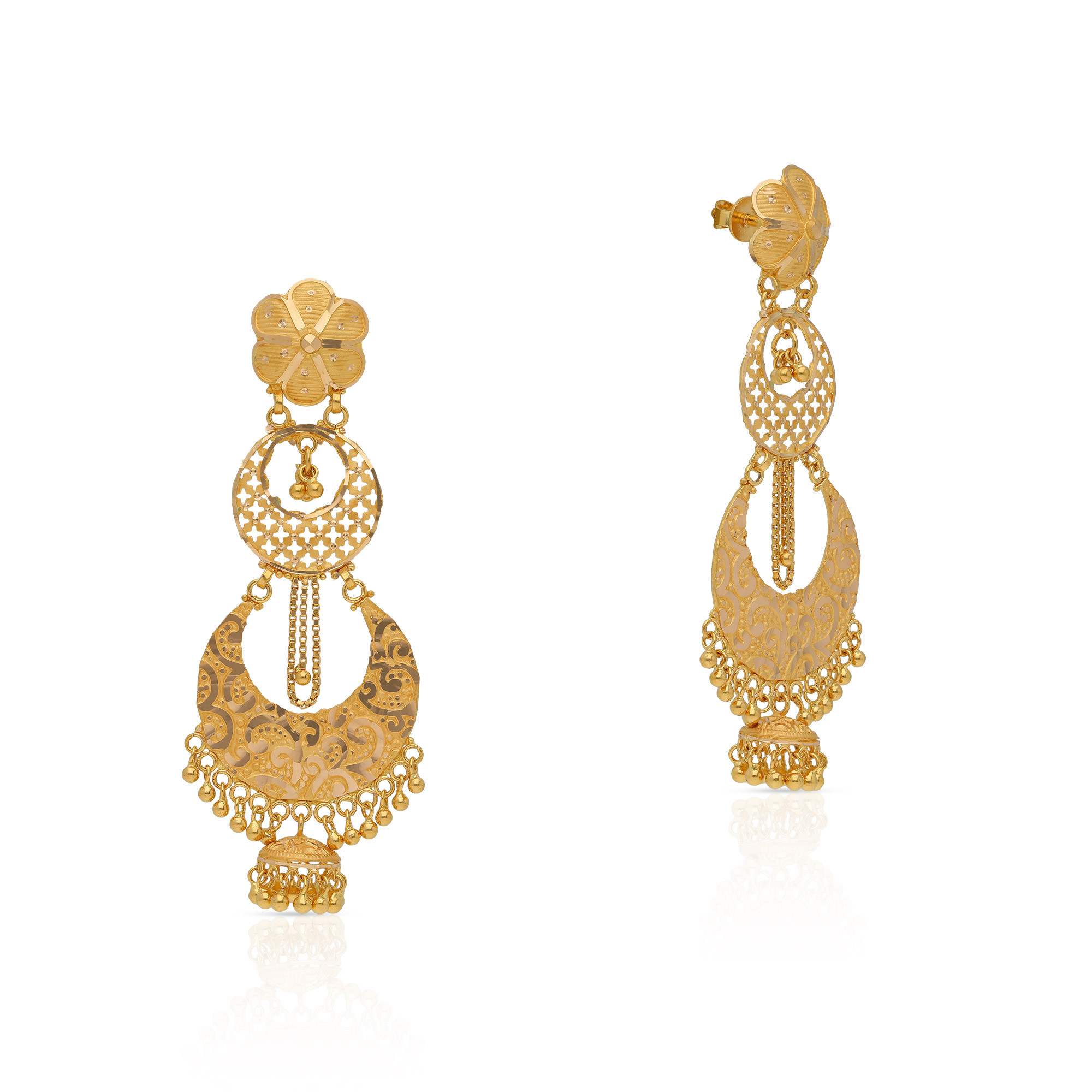 Buy Malabar Gold Earring ERNOB17911 for Women Online Malabar
