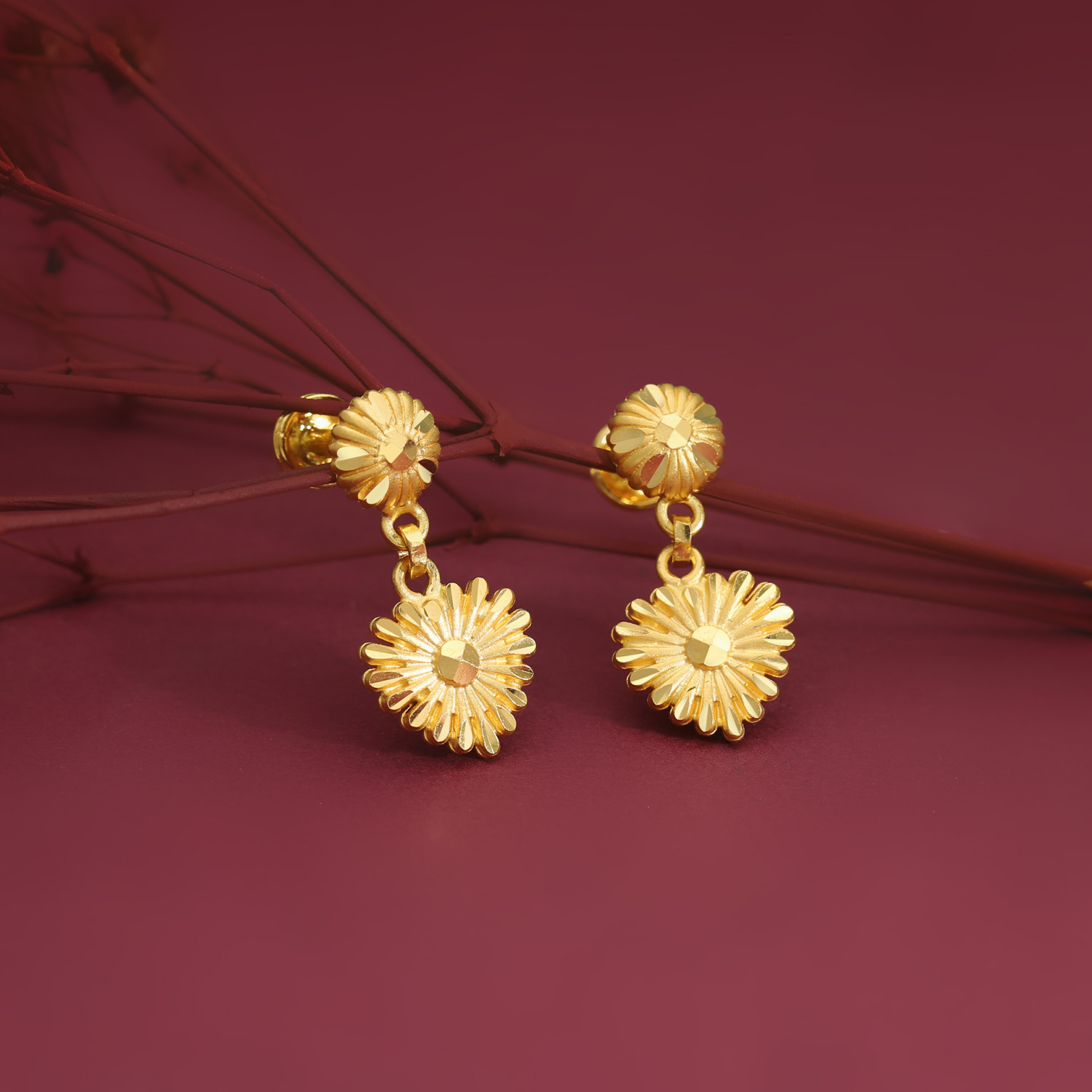 Malabar Gold Studs Earring ERNOB47367