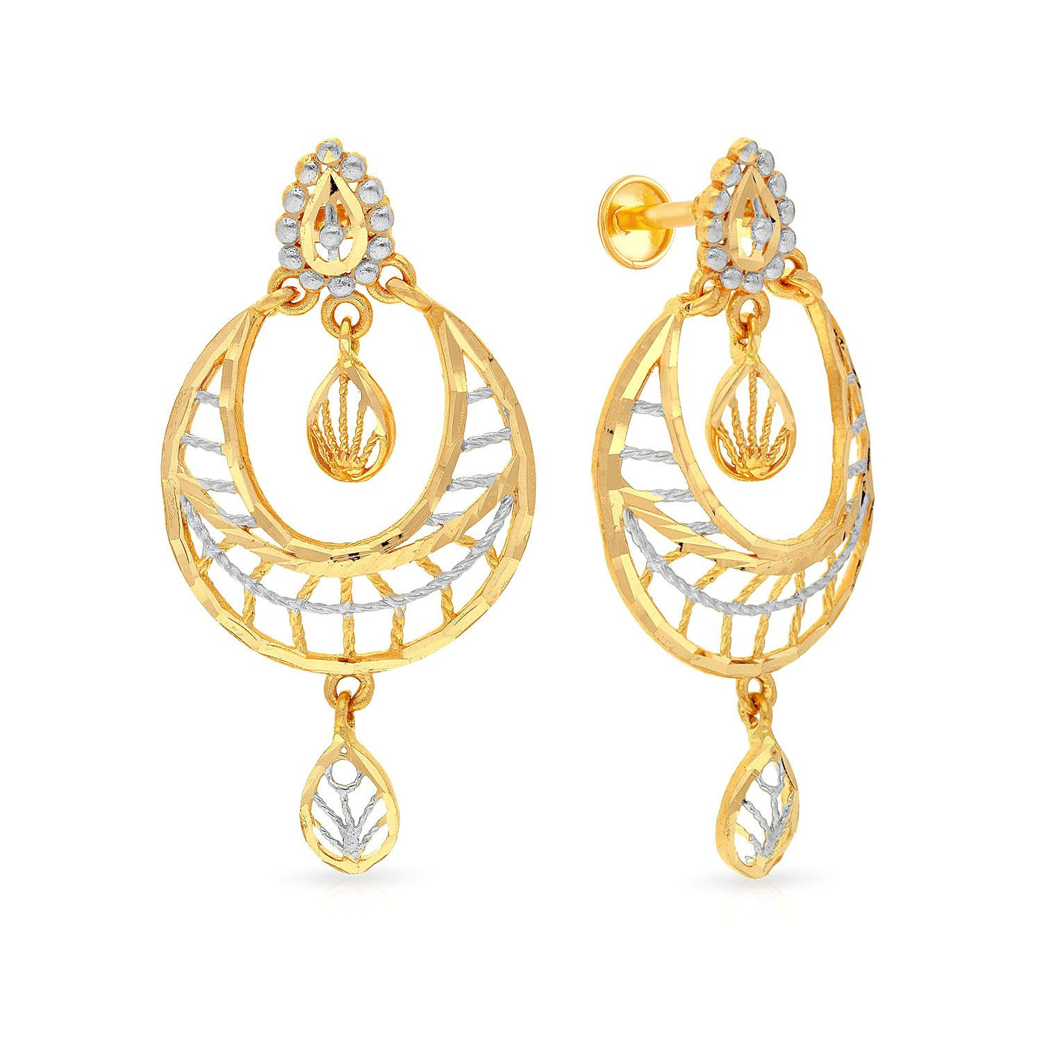 Buy Malabar Gold Earring ERNOSA043 for Women Online | Malabar Gold ...