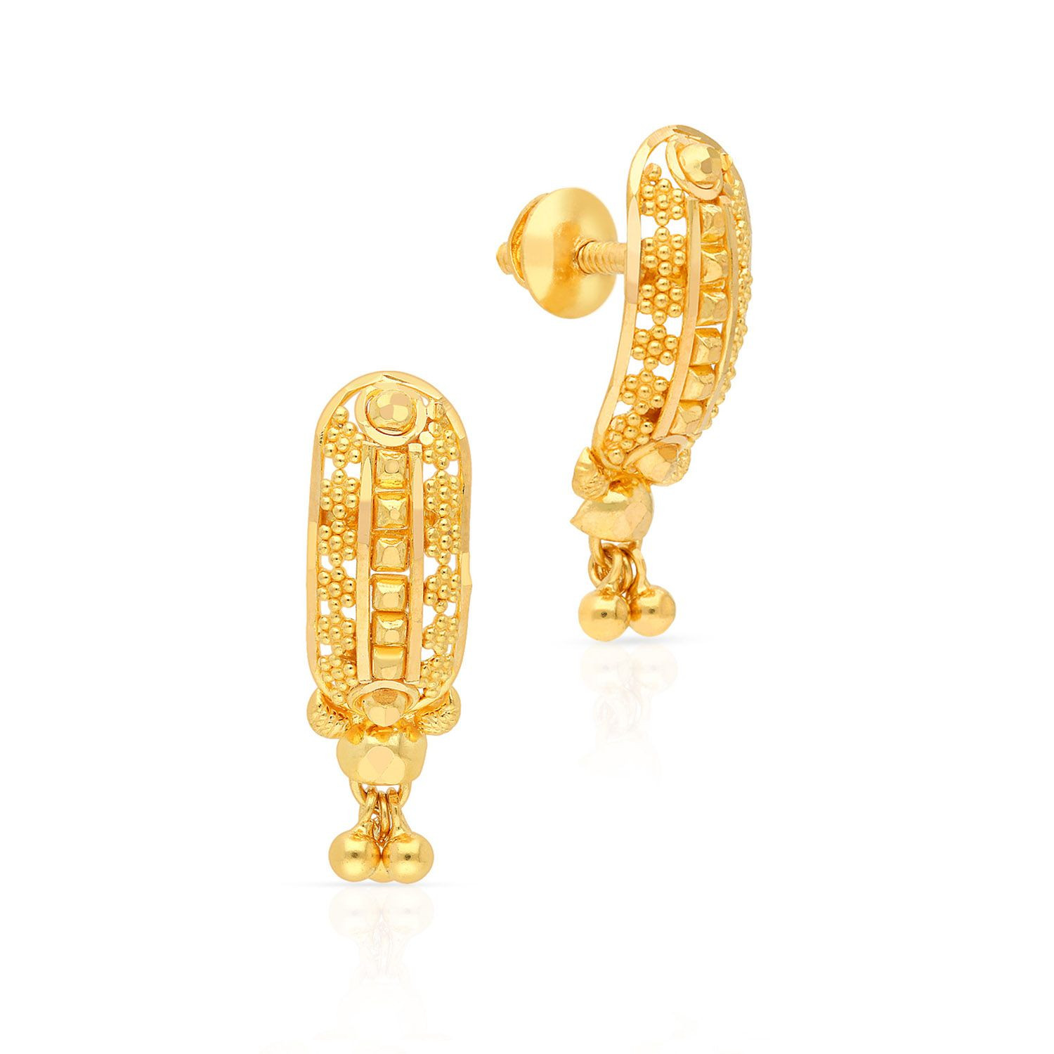 Malabar gold earrings store for daily wear