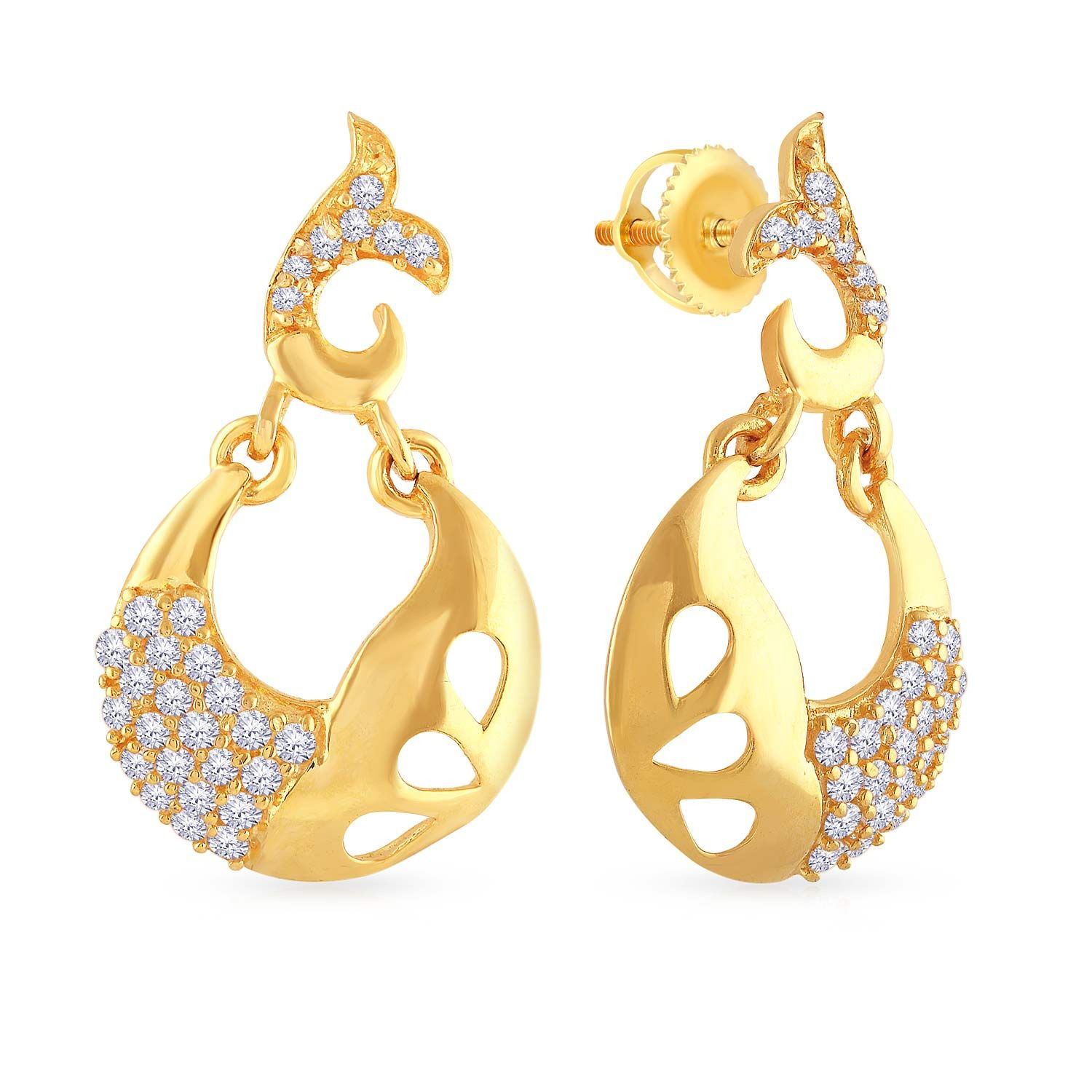 Buy Malabar Gold Earring ERSKYDZ1835 for Women Online | Malabar Gold ...