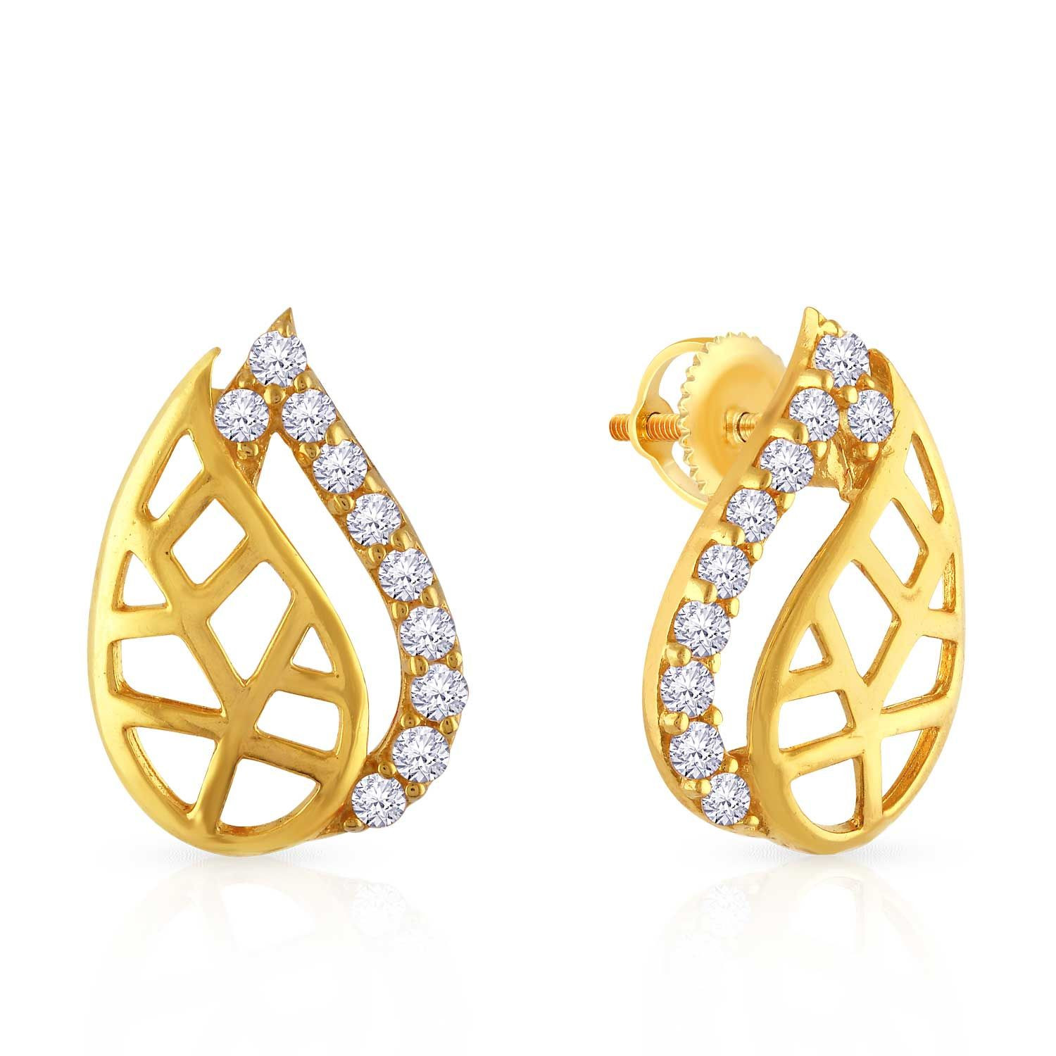 Buy Malabar Gold Earring ERSKYDZ3635 for Women Online | Malabar Gold ...