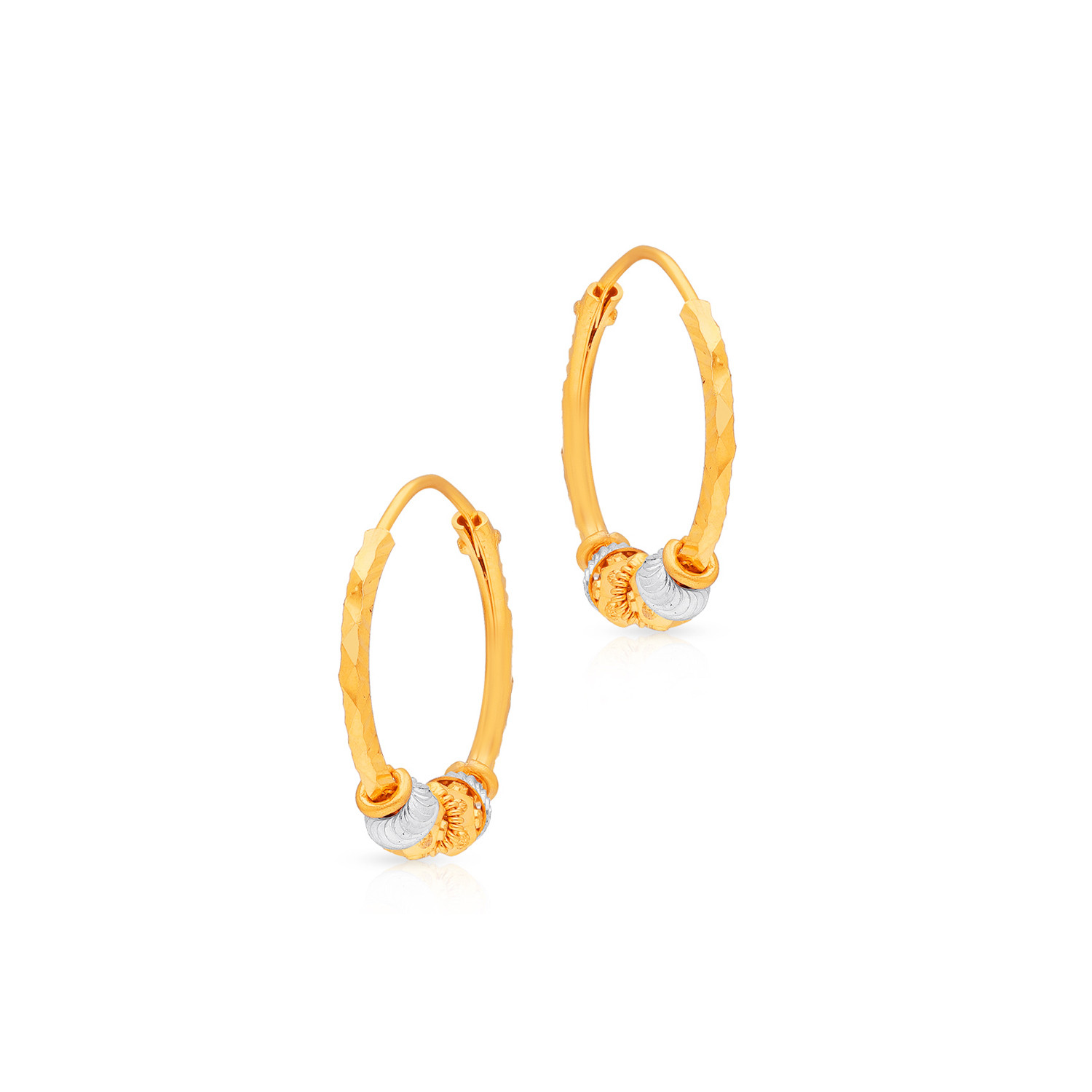 Buy MALABAR GOLD AND DIAMONDS Womens Gold Earrings MHAAAAABJSQS  Shoppers  Stop