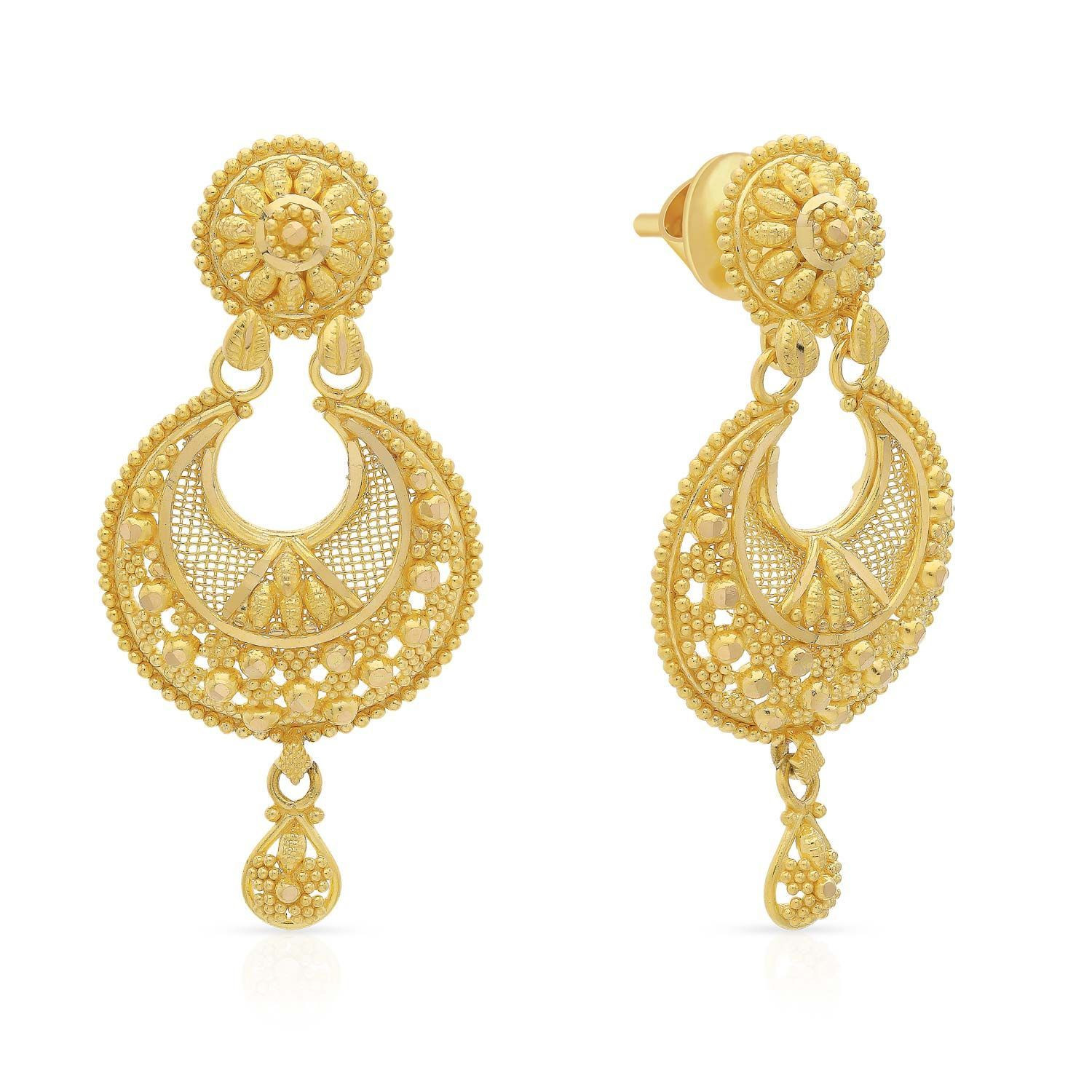 Buy Malabar Gold Earring FAWAAAAAEEEQ for Women Online | Malabar Gold ...