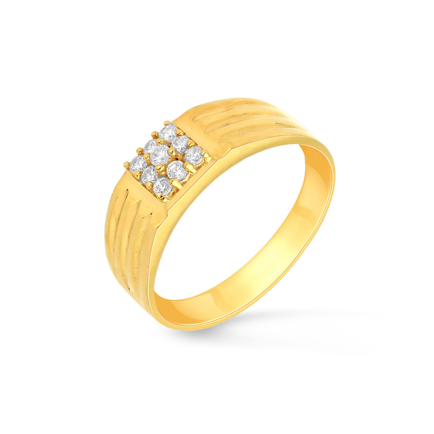 Buy MALABAR GOLD AND DIAMONDS Mens Malabar Gold Ring - Size 22 | Shoppers  Stop