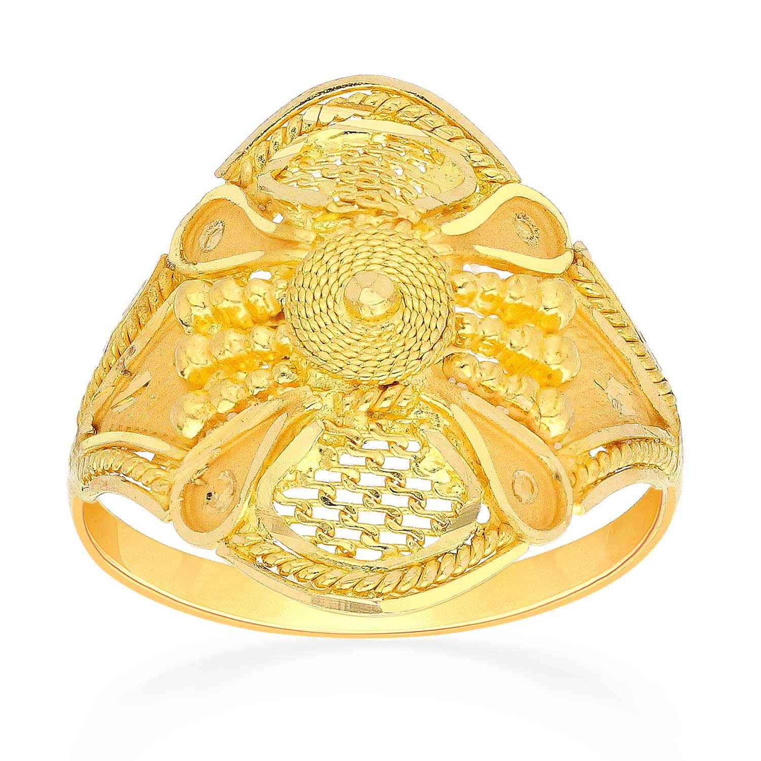 Buy MALABAR GOLD AND DIAMONDS Mens 22KT Gold Ring- Size 20 | Shoppers Stop