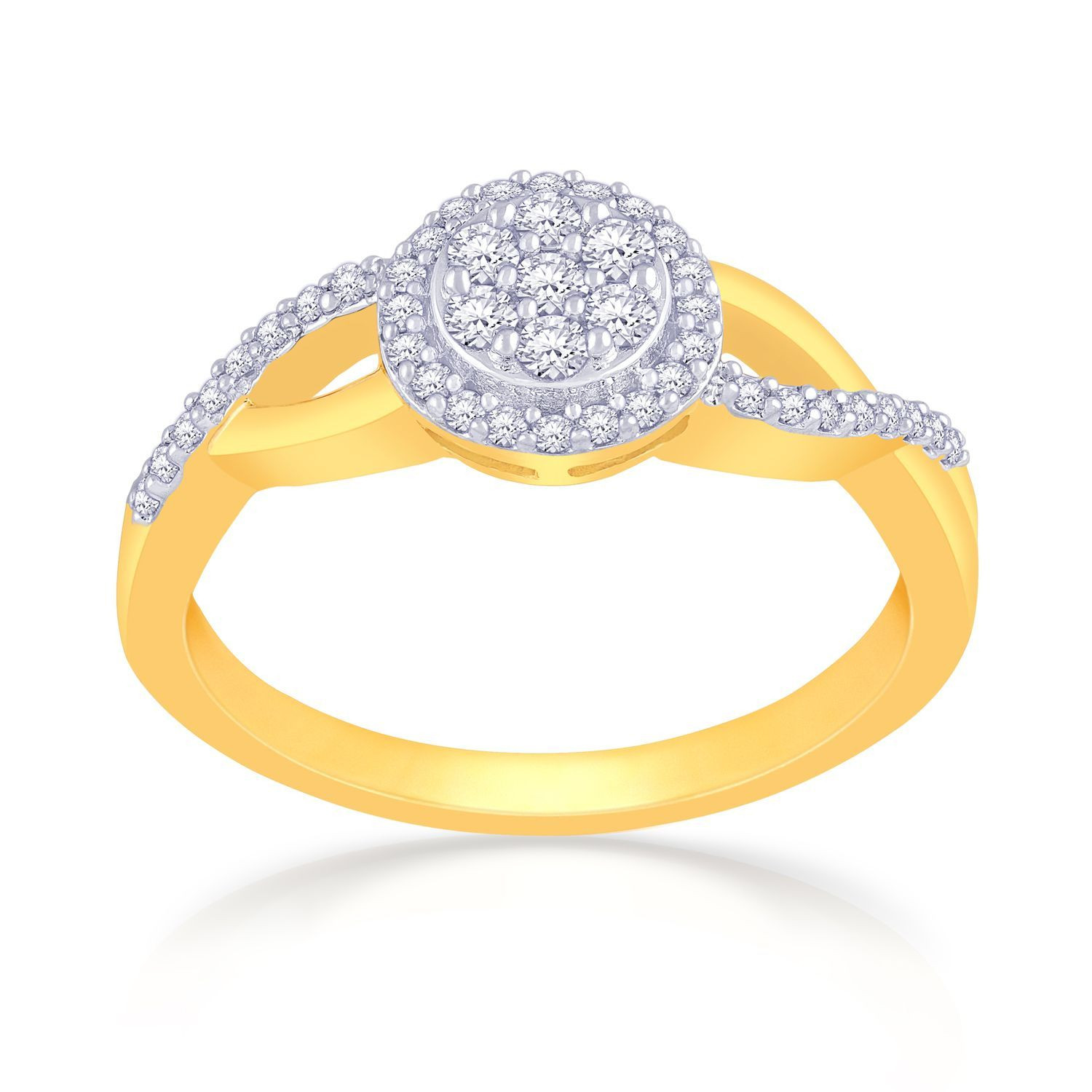 Buy Mine Diamond 18 KT Gold Casual Ring for Women Online