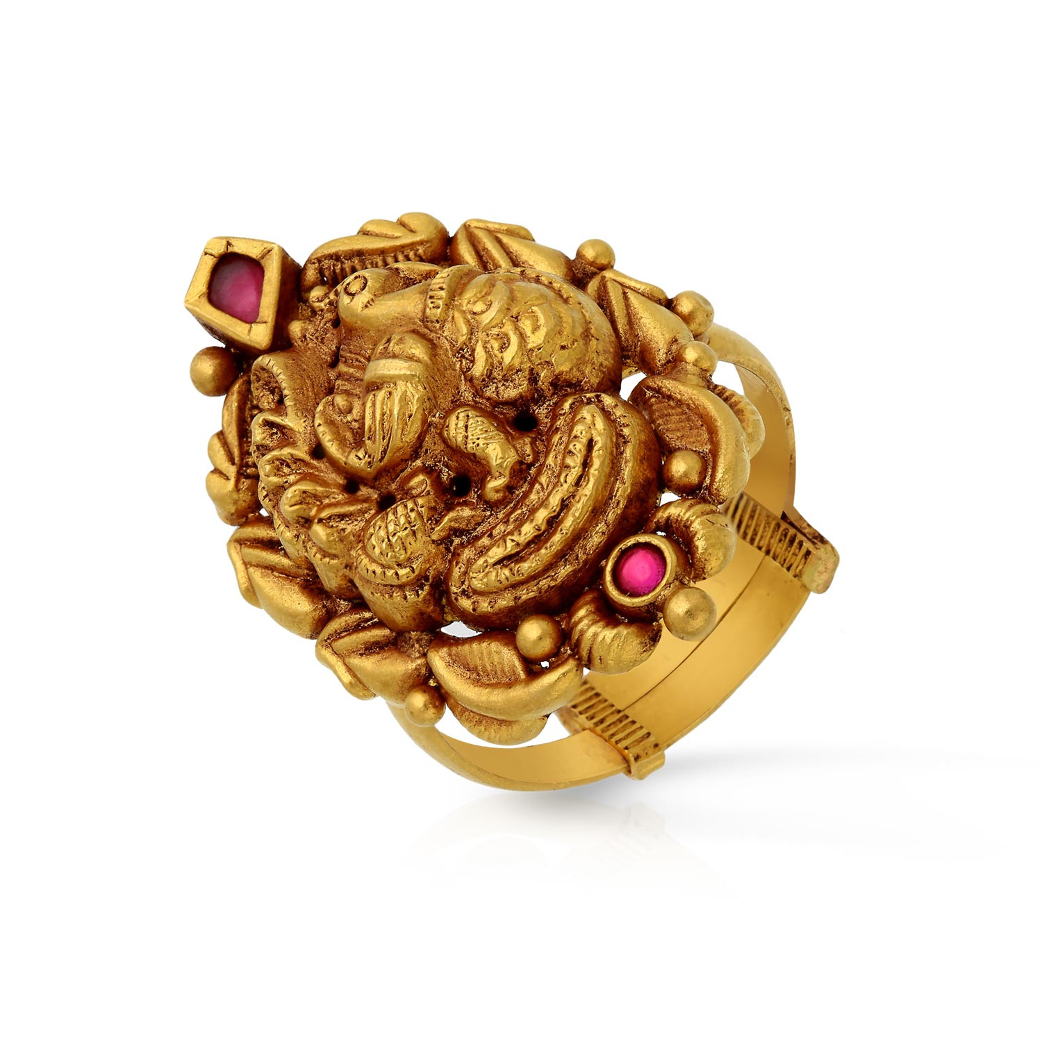 Buy 22Kt Signity Temple Balaji Gold Ring For Men 97VM6069 Online from  Vaibhav Jewellers
