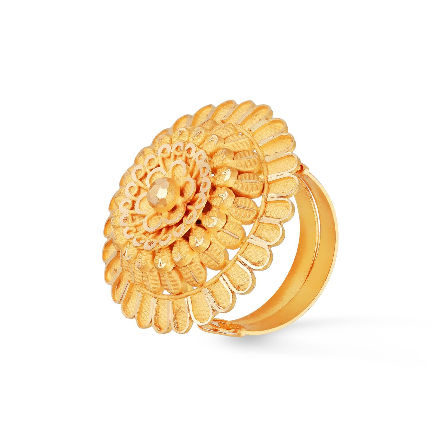 Khushi Imitation Golden Ladies Gold Plated Finger Ring, Size: 7-17,  Packaging Type: Packet at Rs 42/dozen in Rajkot