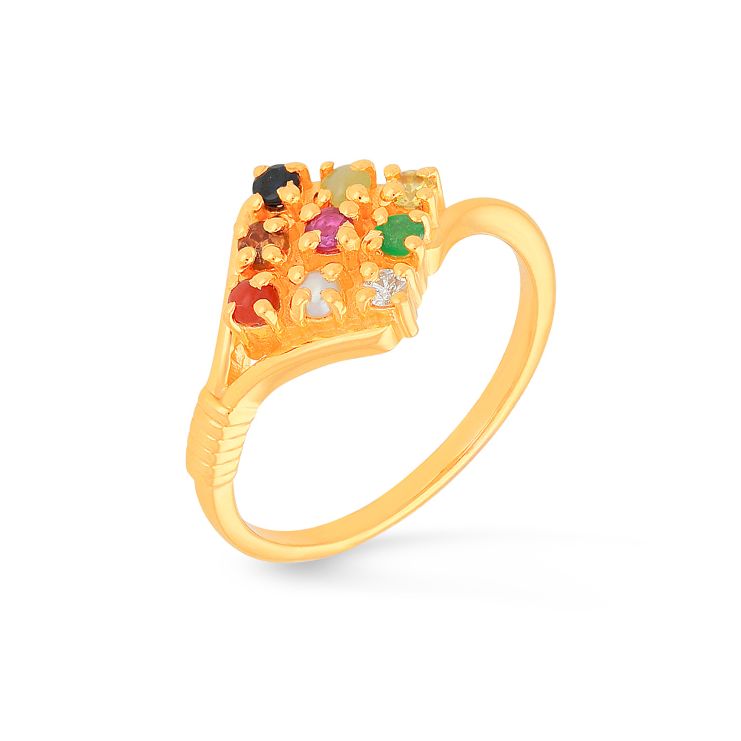 Rectangle Green Gemstone Ring – Olivia Selection