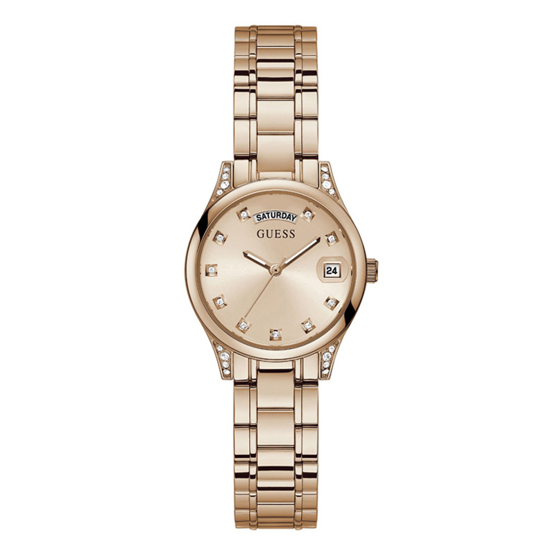 Ladies watch with discount date and day