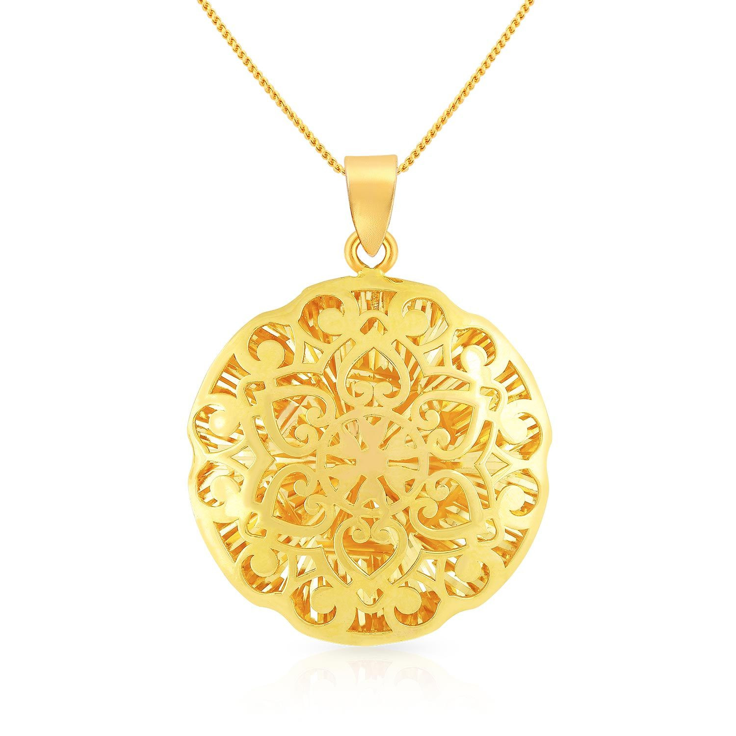 Buy Malabar Gold Pendant HBDAAAACDUIE online with 22 KT Gold Purity ...