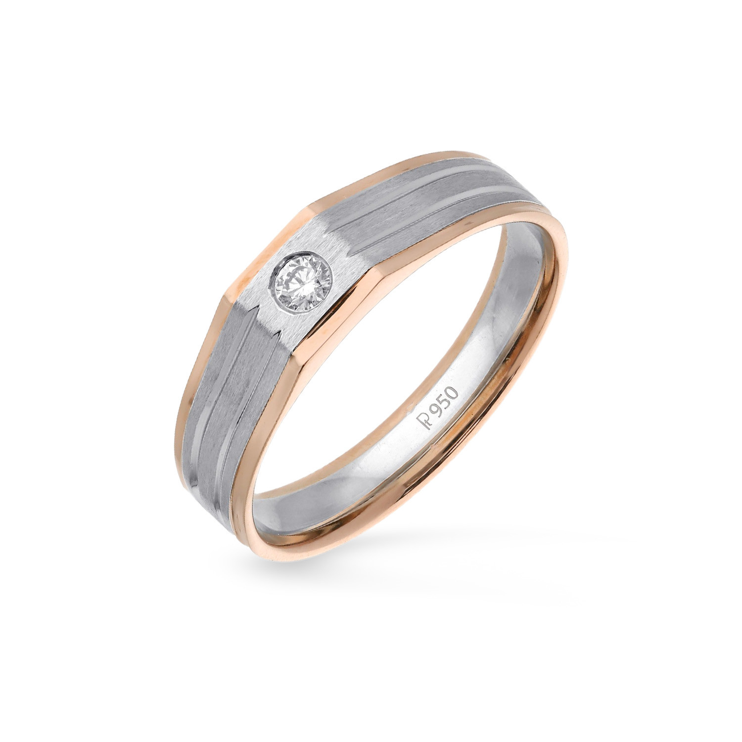 Buy Platinum Engagement Ring in India | Chungath Jewellery Online- Rs.  50,140.00