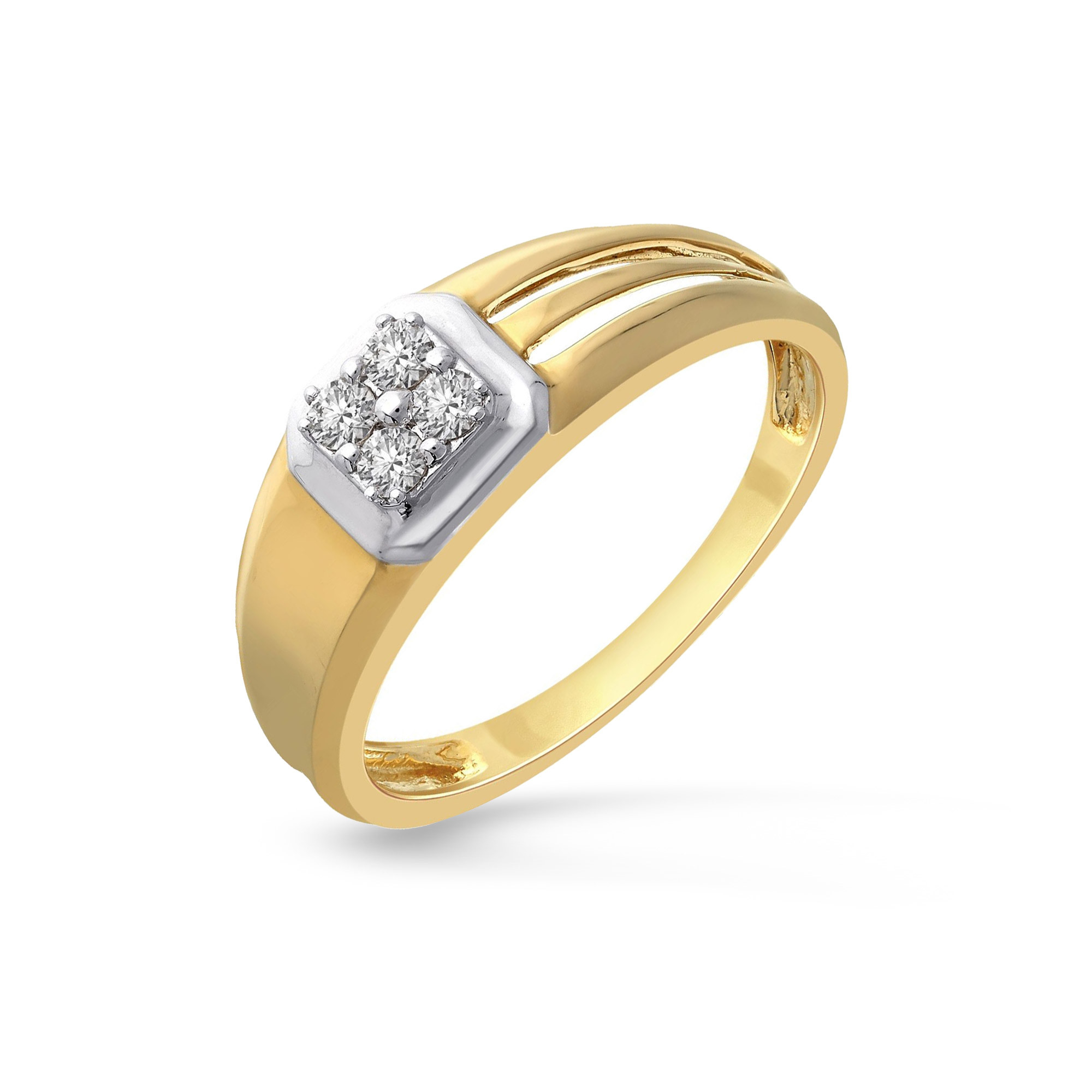 Buy Men Diamond Ring, Men Yellow Gold Ring, Men Wedding Band, White Gold  Band, Diamond Ring, Ring for Him, Men Diamond, 14k Yellow Gold Online in  India - Etsy