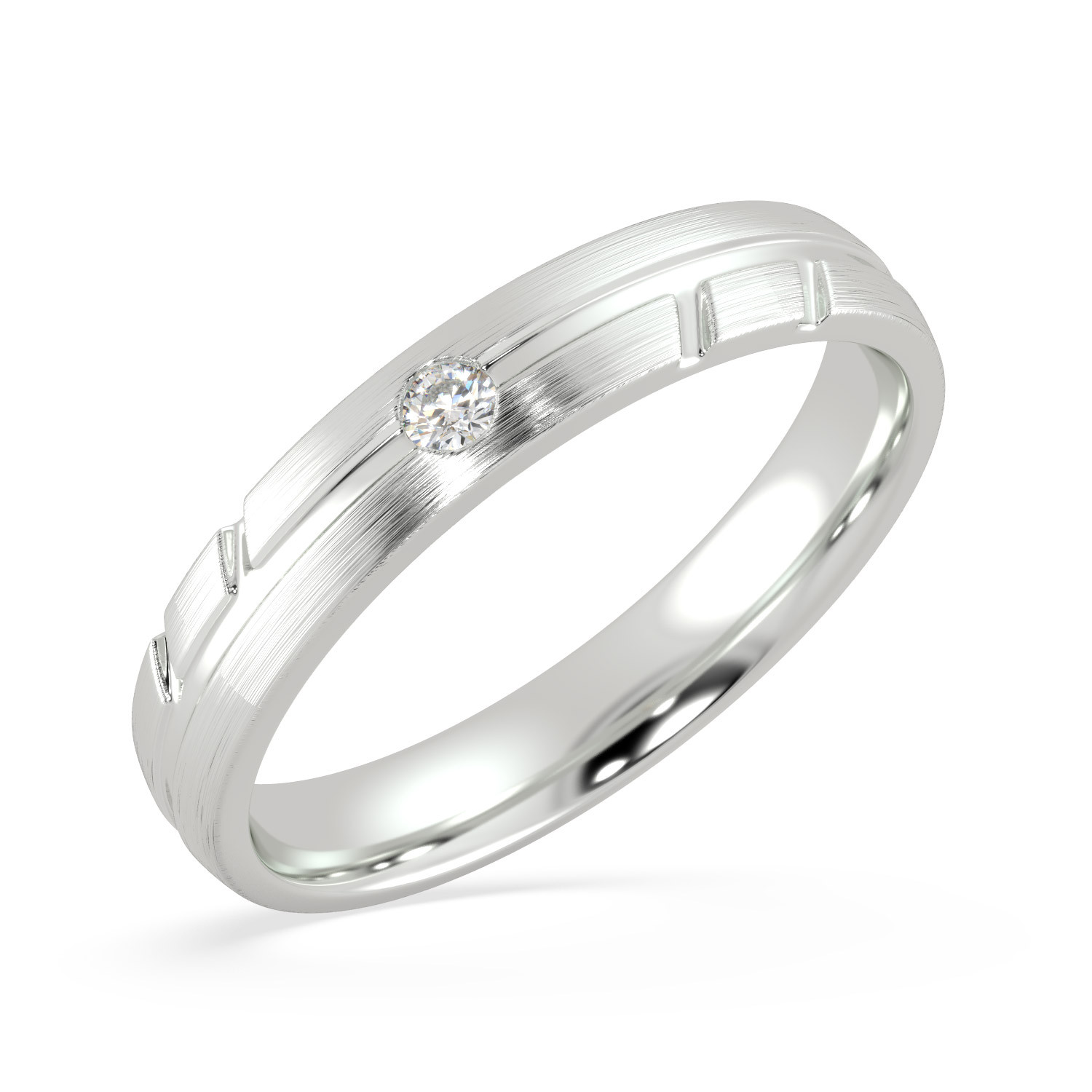 Men's Platinum Engagement Ring