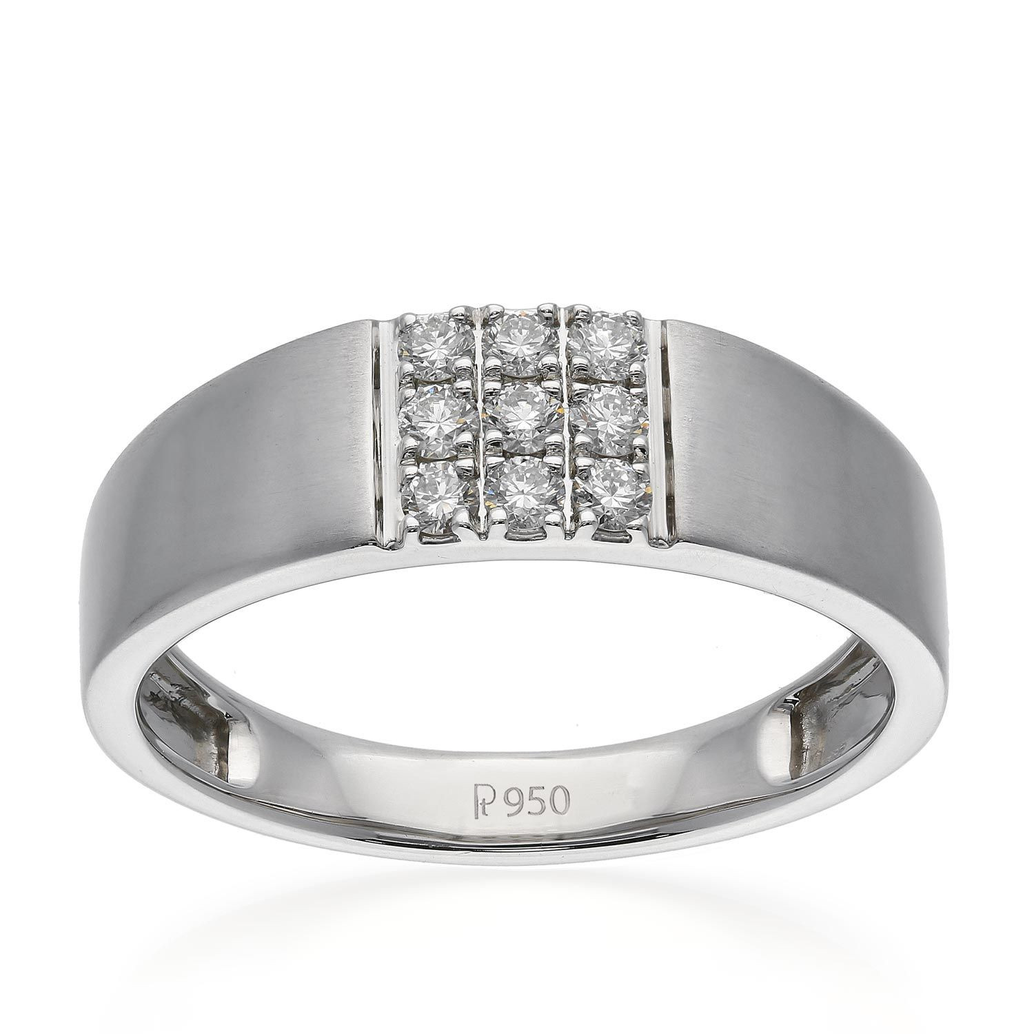 Platinum Ring For Male Price In India Buy Mine Platinum Ring KRJRM77790T for Men Online | Malabar Gold & Diamonds