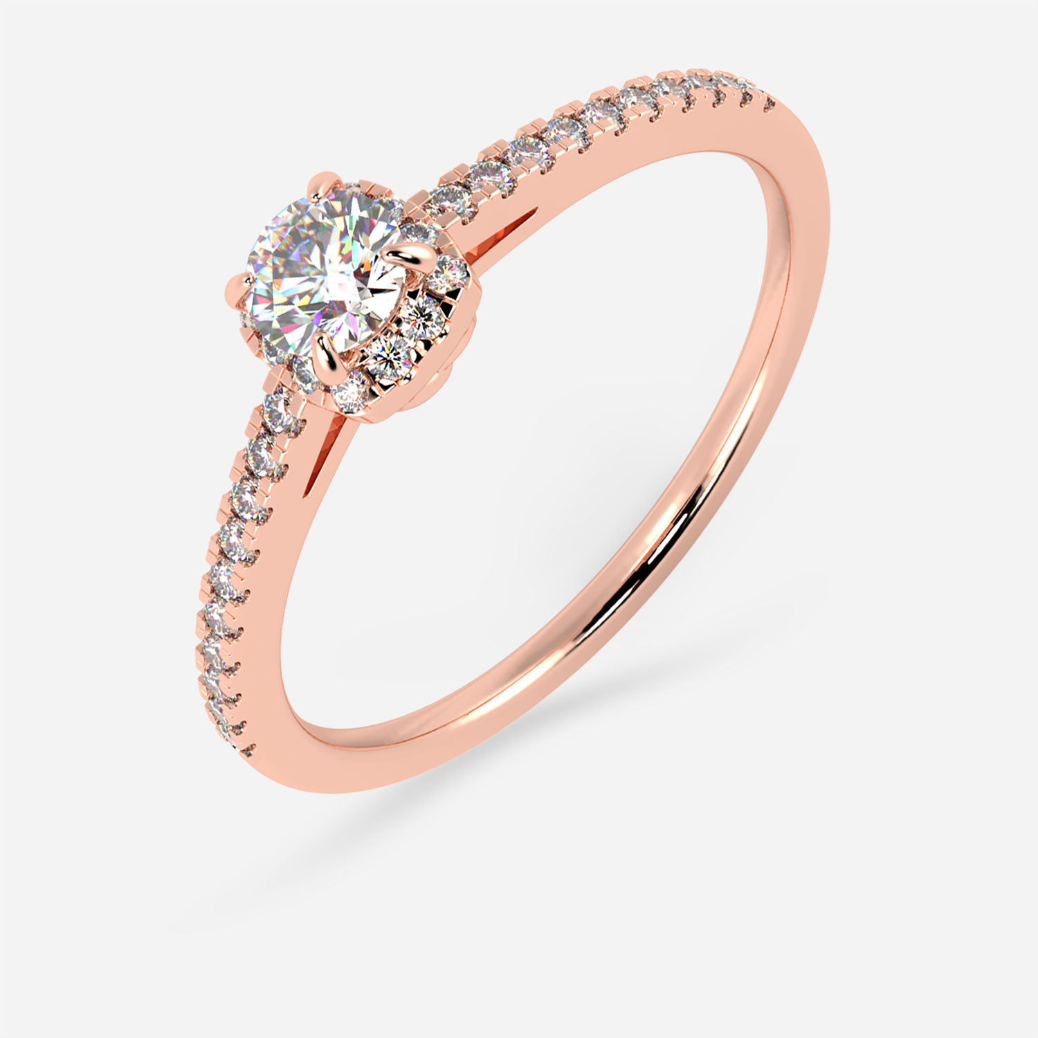 Malabar Gold and Diamonds 18k (750) Rose Gold and Diamond Ring for Women :  Amazon.in: Fashion