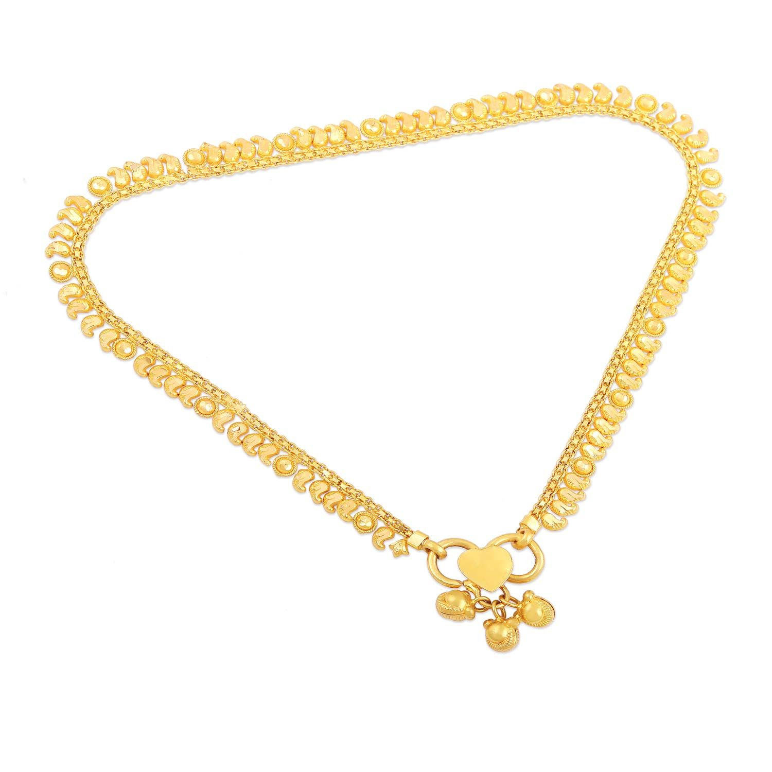 Gold anklets deals in malabar gold