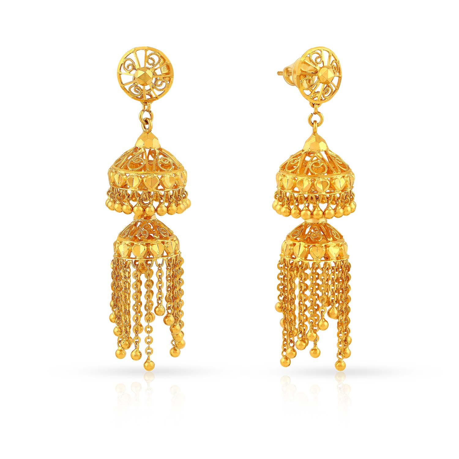 Buy Malabar Gold Earring MHAAAAABIUMH for Women Online | Malabar Gold ...