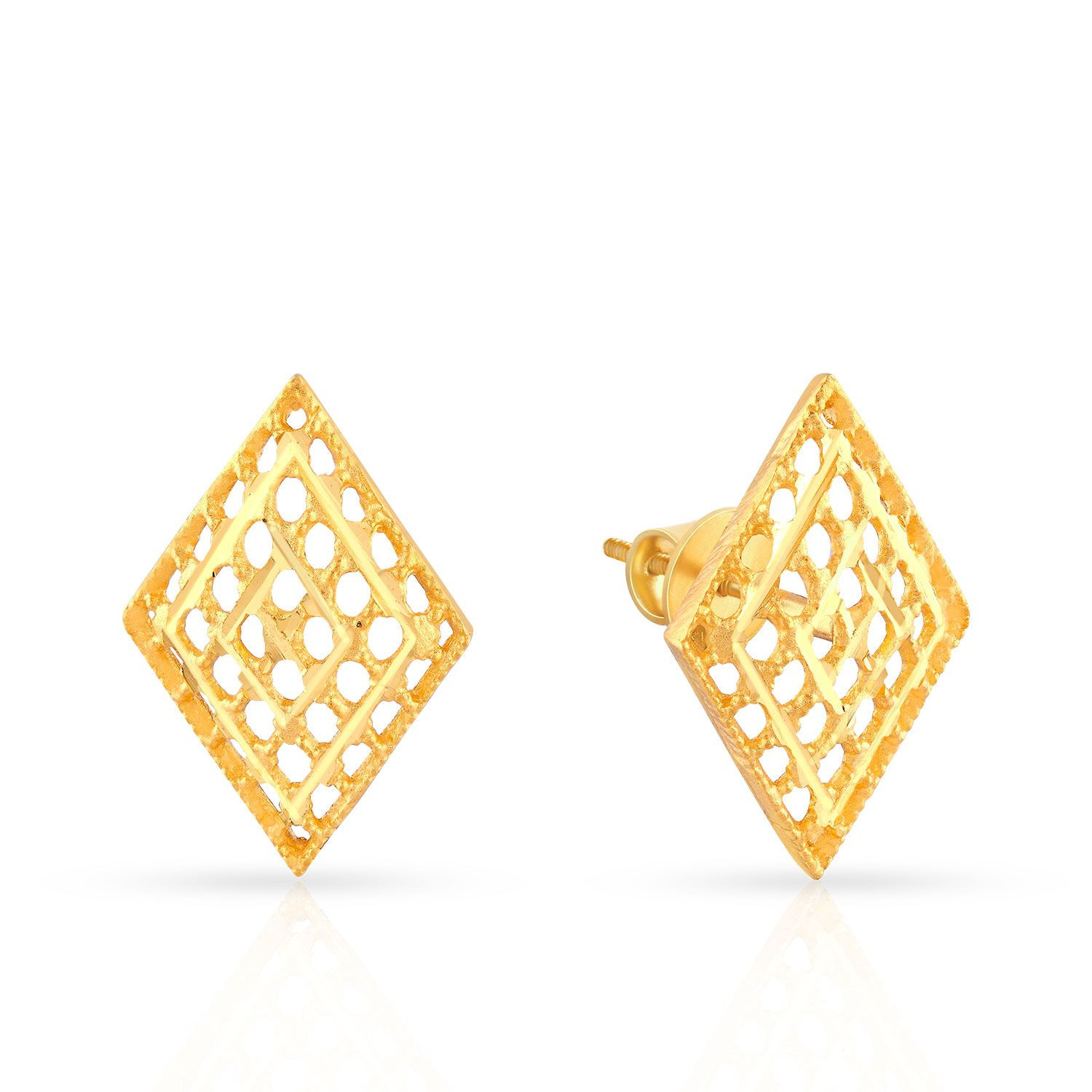 Buy Malabar Gold Earring MHAAAAABJTJL for Women Online | Malabar Gold ...