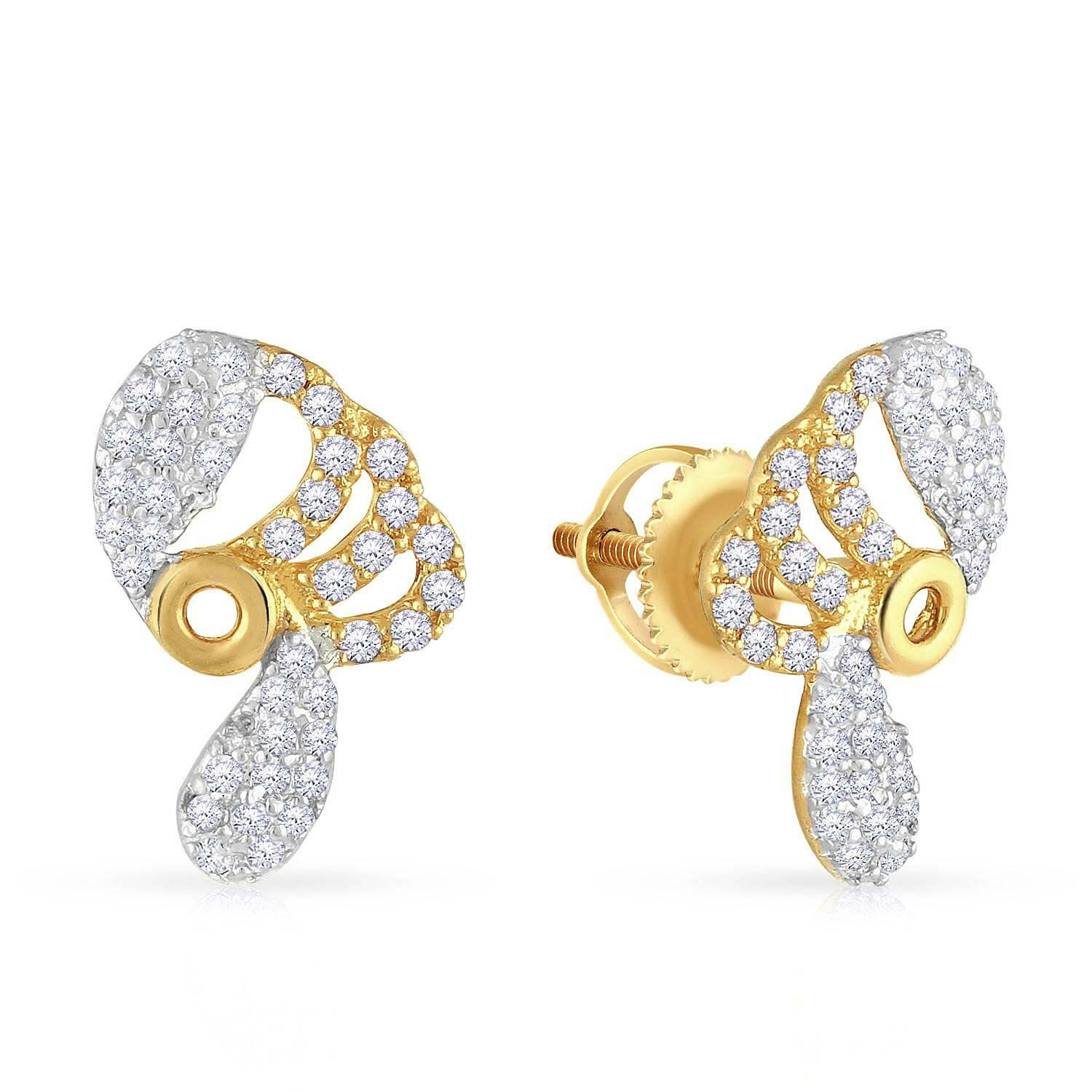 Buy Malabar Gold Earring MHAAAAACKGPV for Women Online | Malabar Gold ...