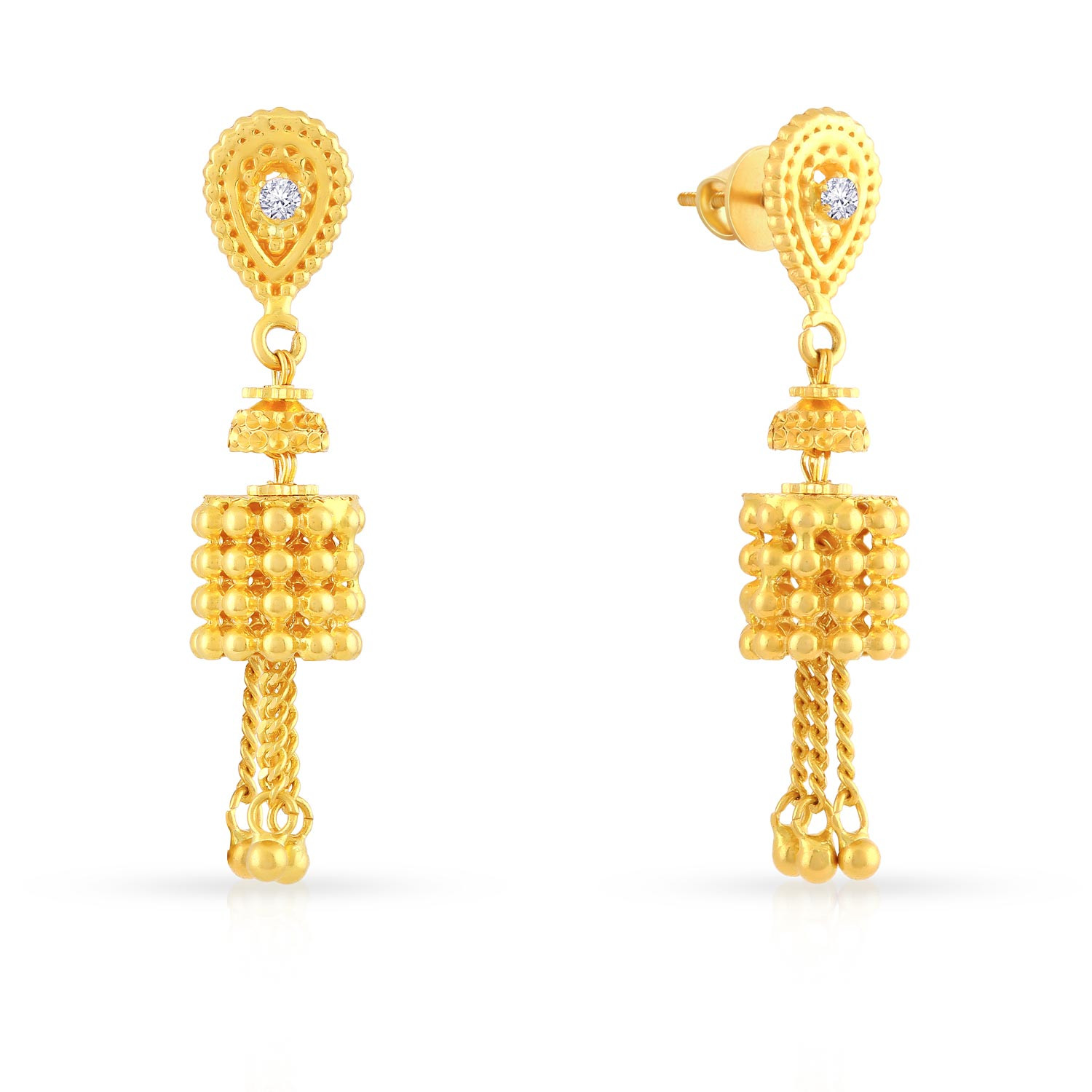 gold earrings under 10000 malabar gold