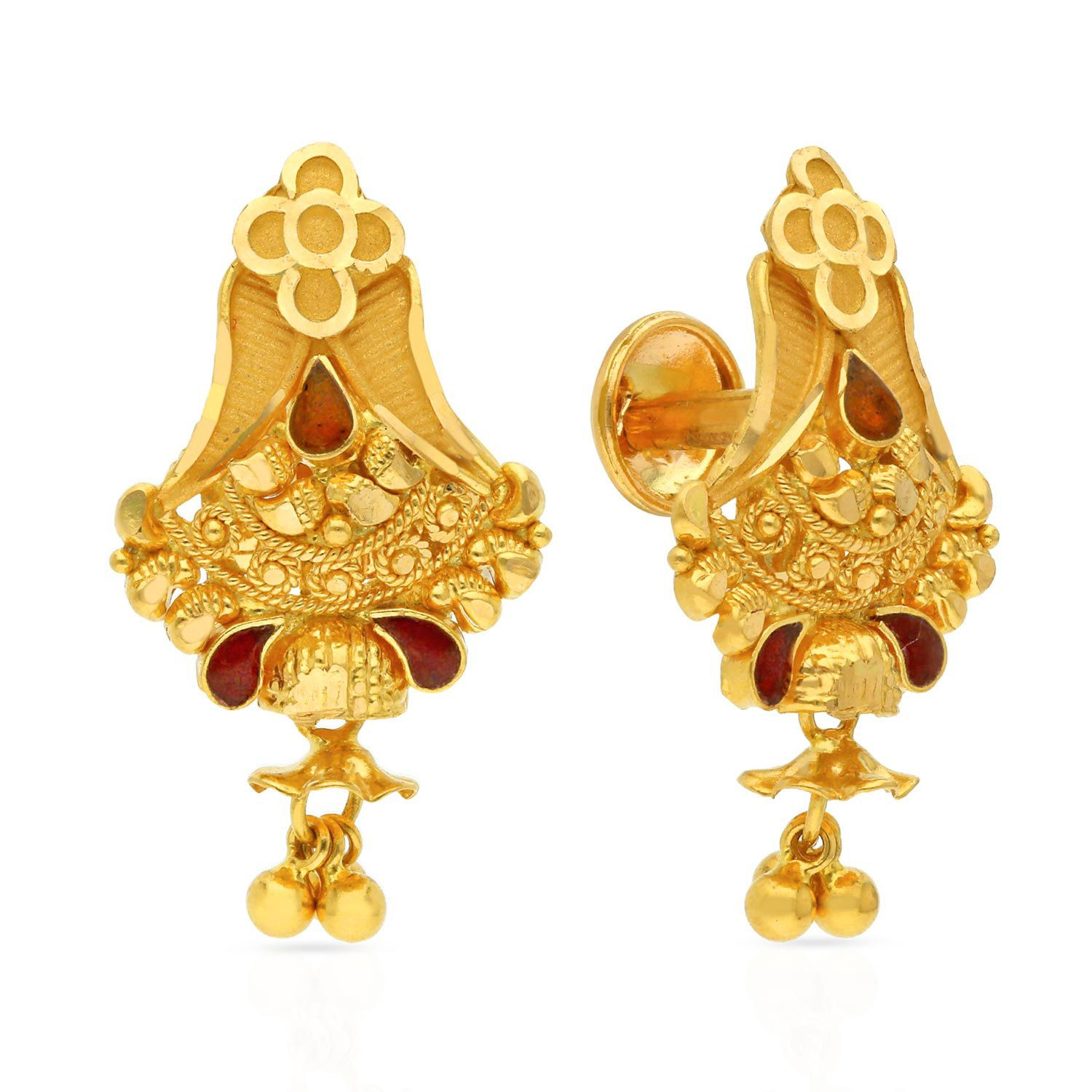 malabar gold earrings collections