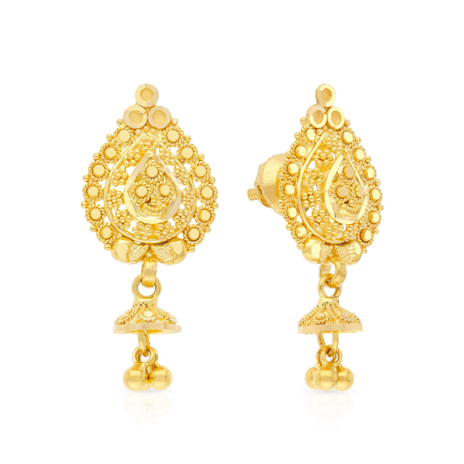 Buy Malabar Gold Earring MHAAAAAHDJSQ for Women Online | Malabar Gold ...
