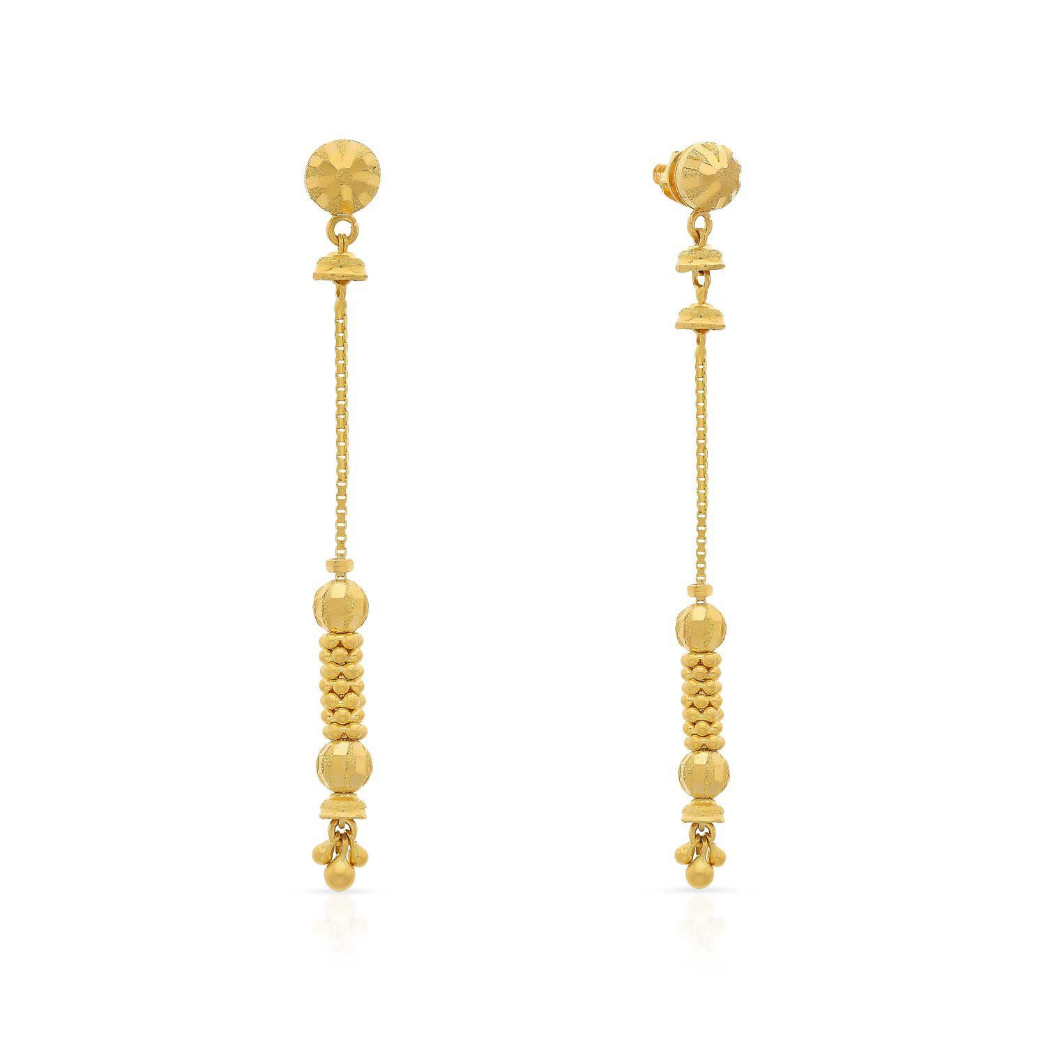 Buy Malabar Gold Earring MHAAAAAHDTGQ for Women Online | Malabar Gold ...