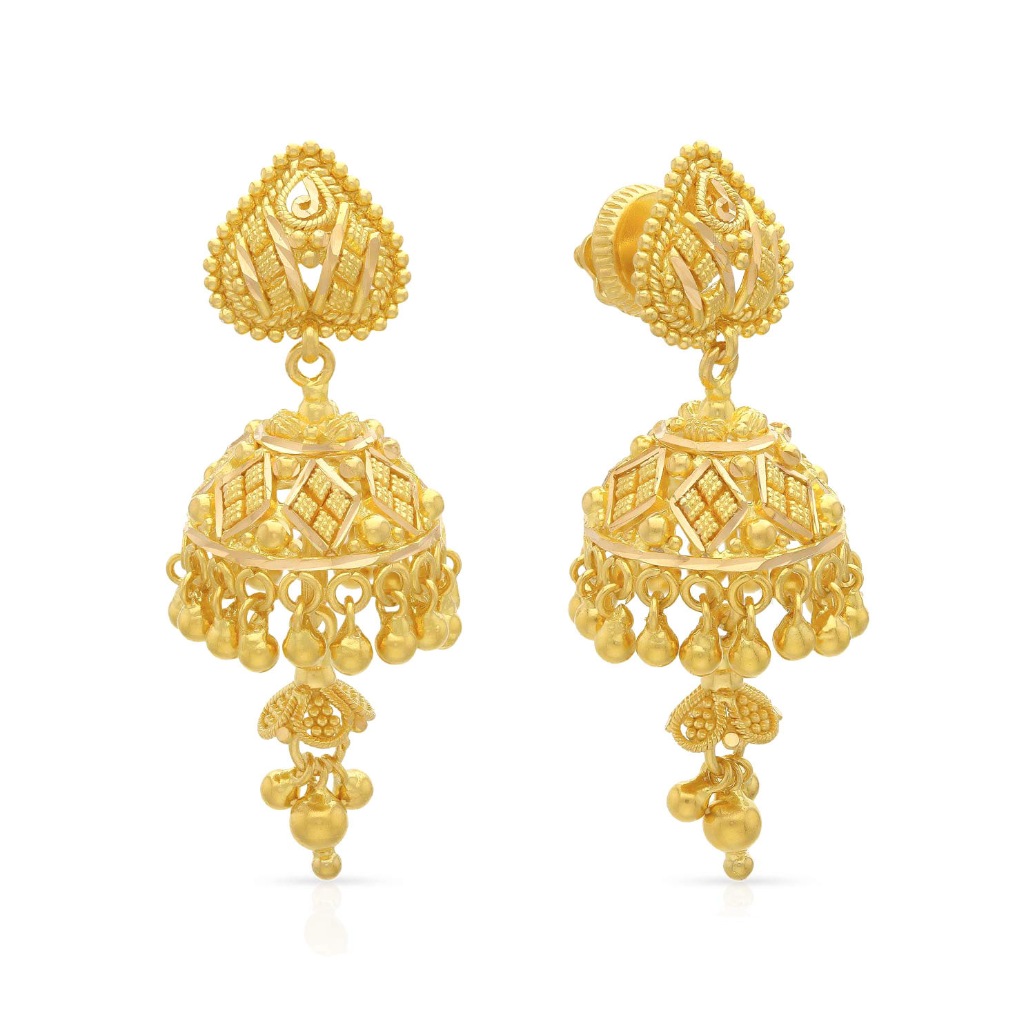 Buy Malabar Gold Earring MHAAAAAHDUCG for Women Online | Malabar Gold ...