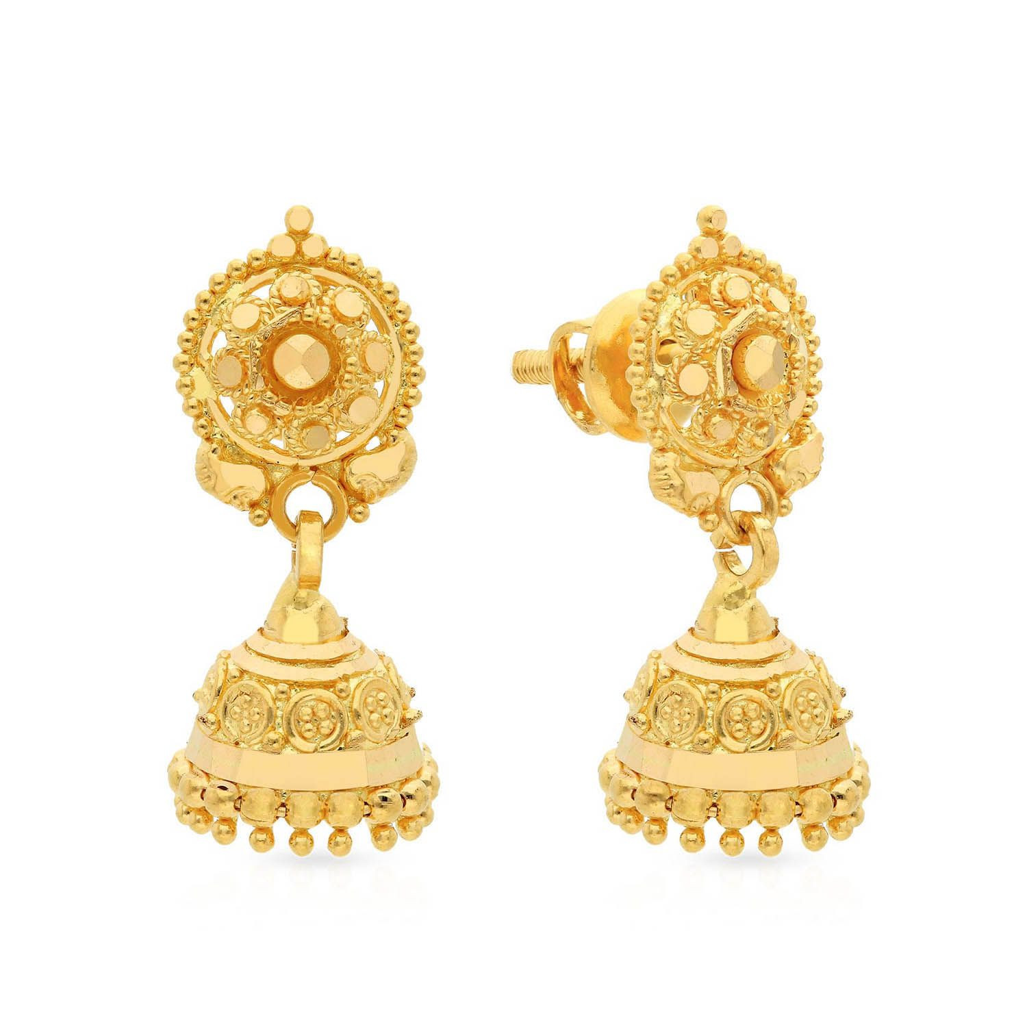 Buy Malabar Gold Earring STGEN9TRJUY001 for Women Online  Malabar Gold   Diamonds