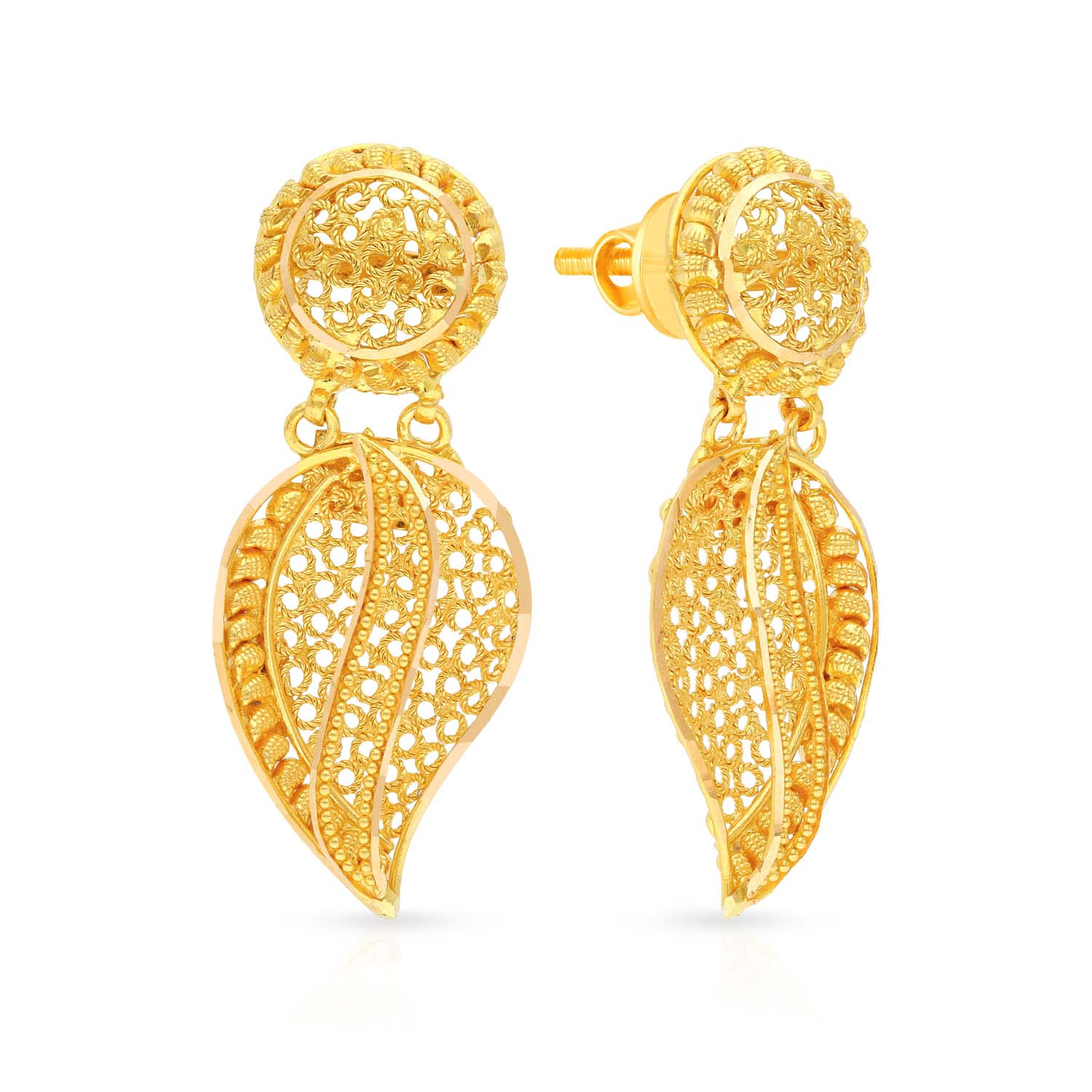 Buy Malabar Gold Earring MHAAAAAHWDIK for Women Online | Malabar Gold ...