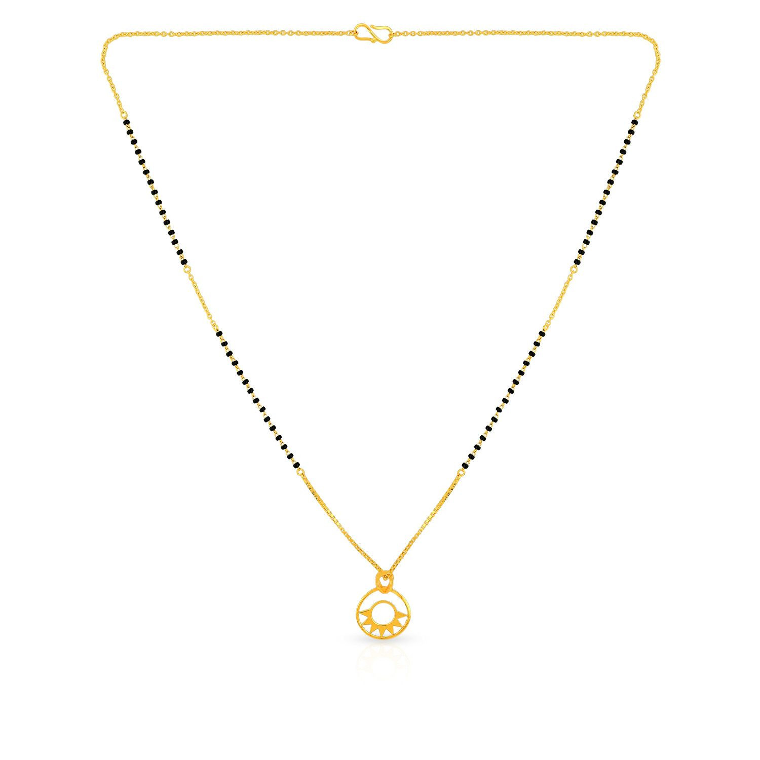 Malabar gold sale short mangalsutra