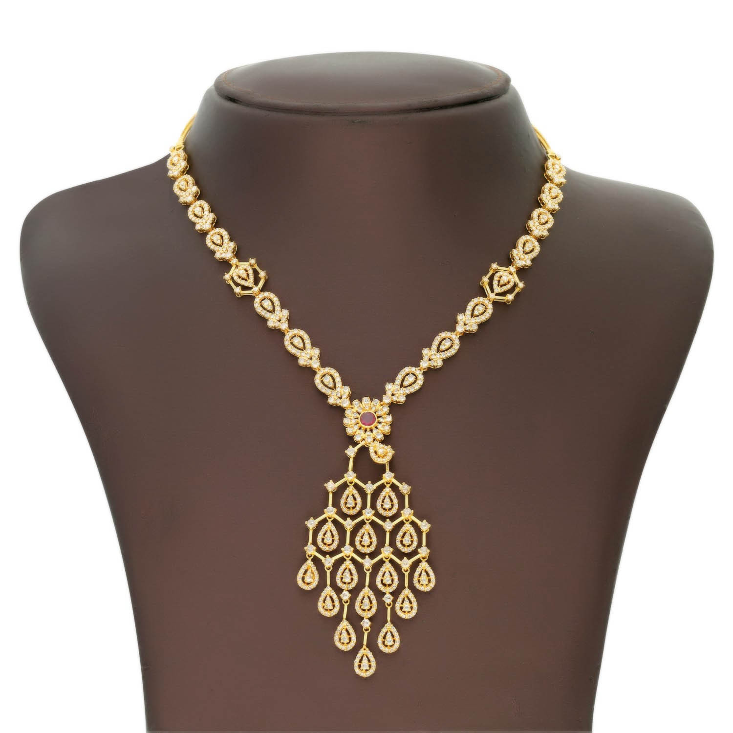 Buy Era Uncut Diamond Necklace Set NSNEERHDOSSJA007 for Women Online ...