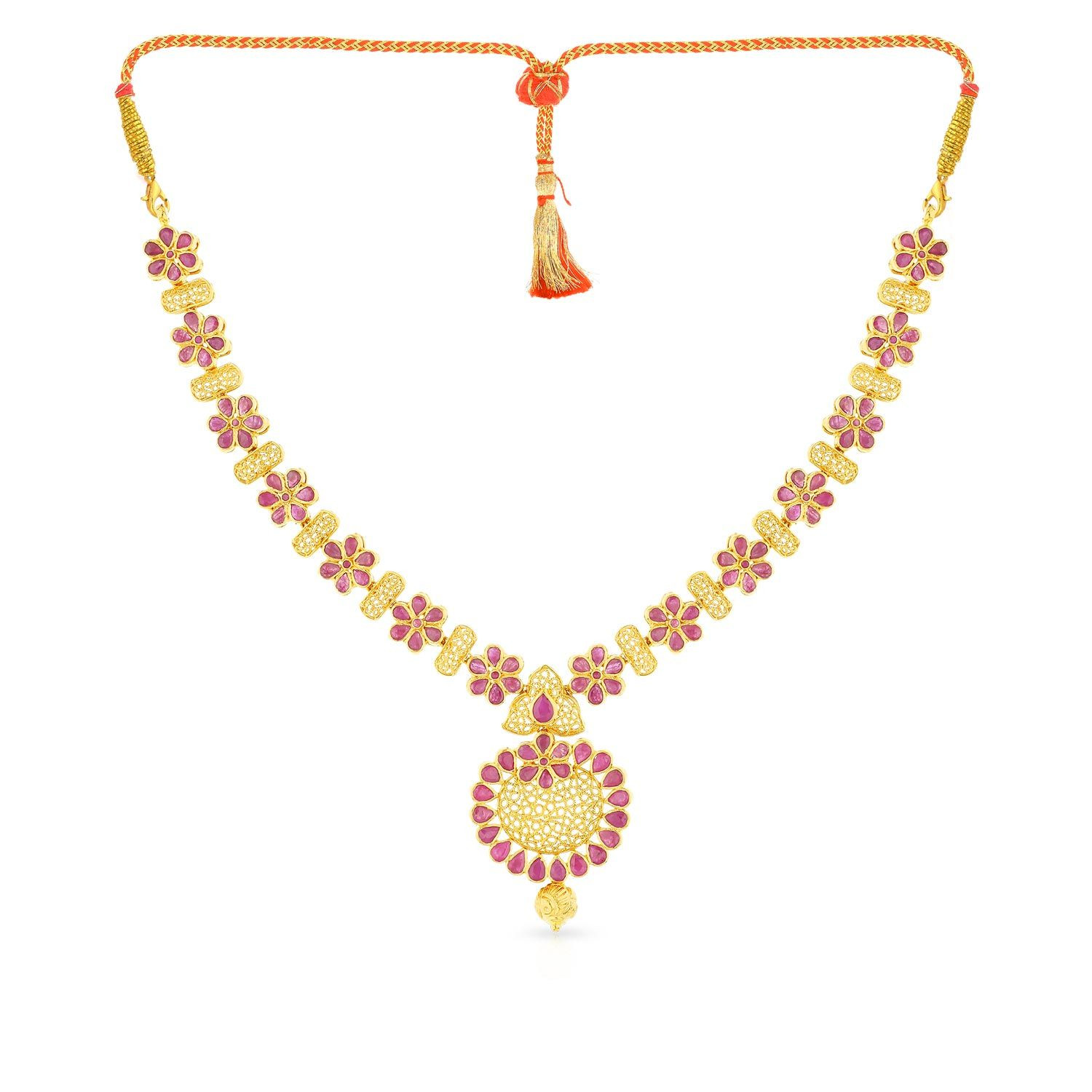 Shimmering Gemstone Necklace Set – Starla
